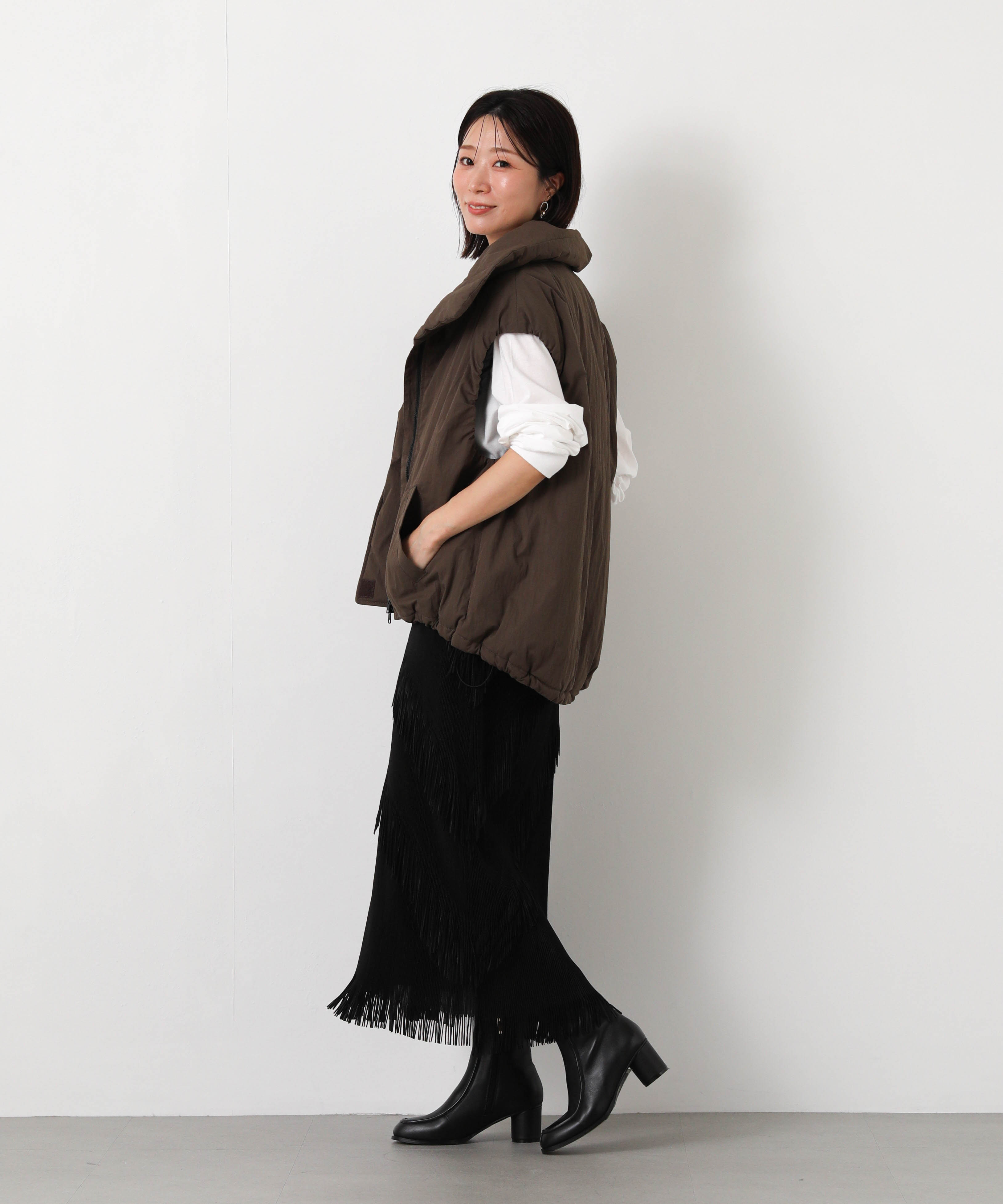 骨格Naturalの横コーデ