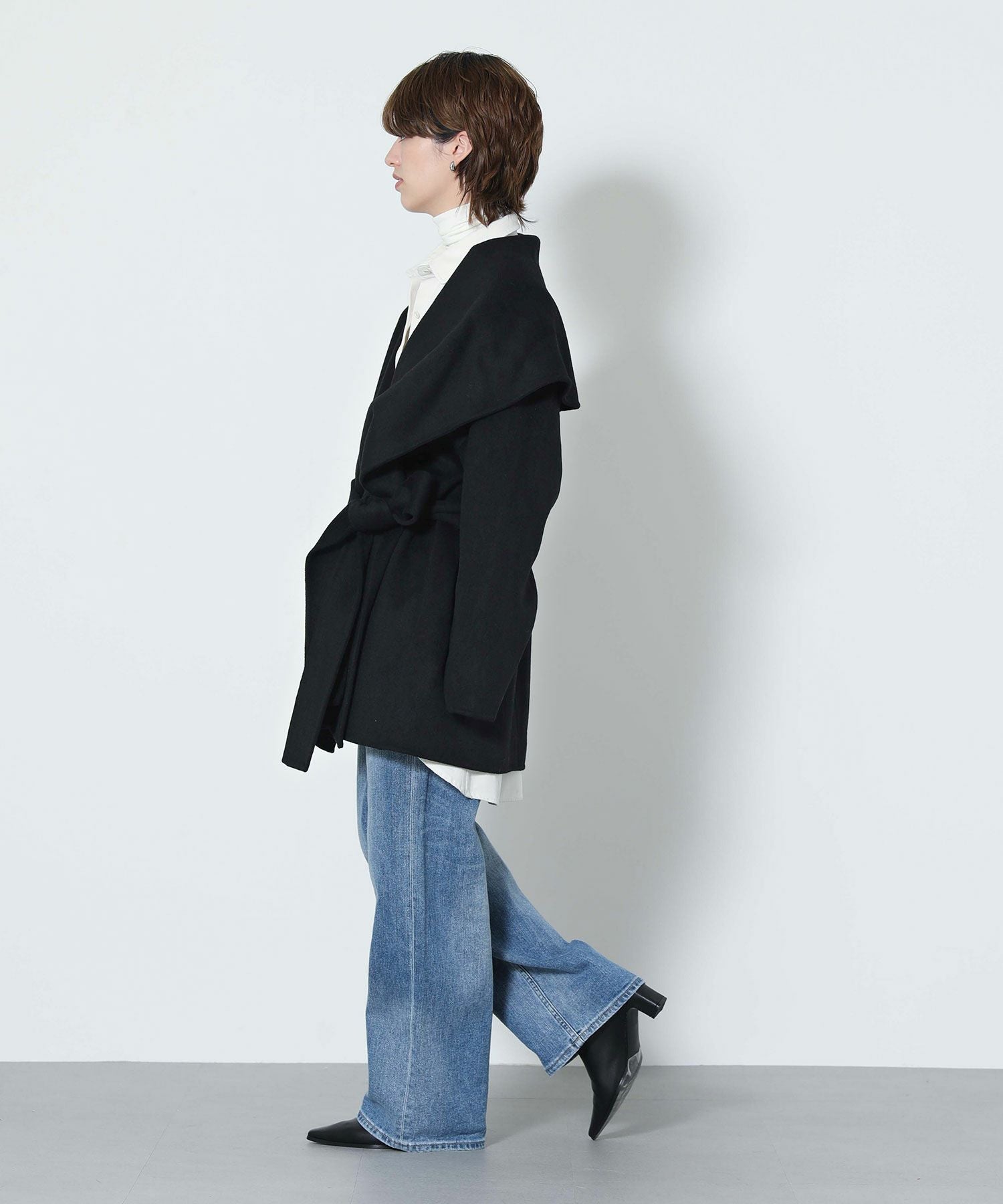 【定価7.5万✨】EVERYDAY I LIKE. ダブルフェイスガウンコート The rejoiceaダブルフェイスガウンコート | SEKIMIKI Online