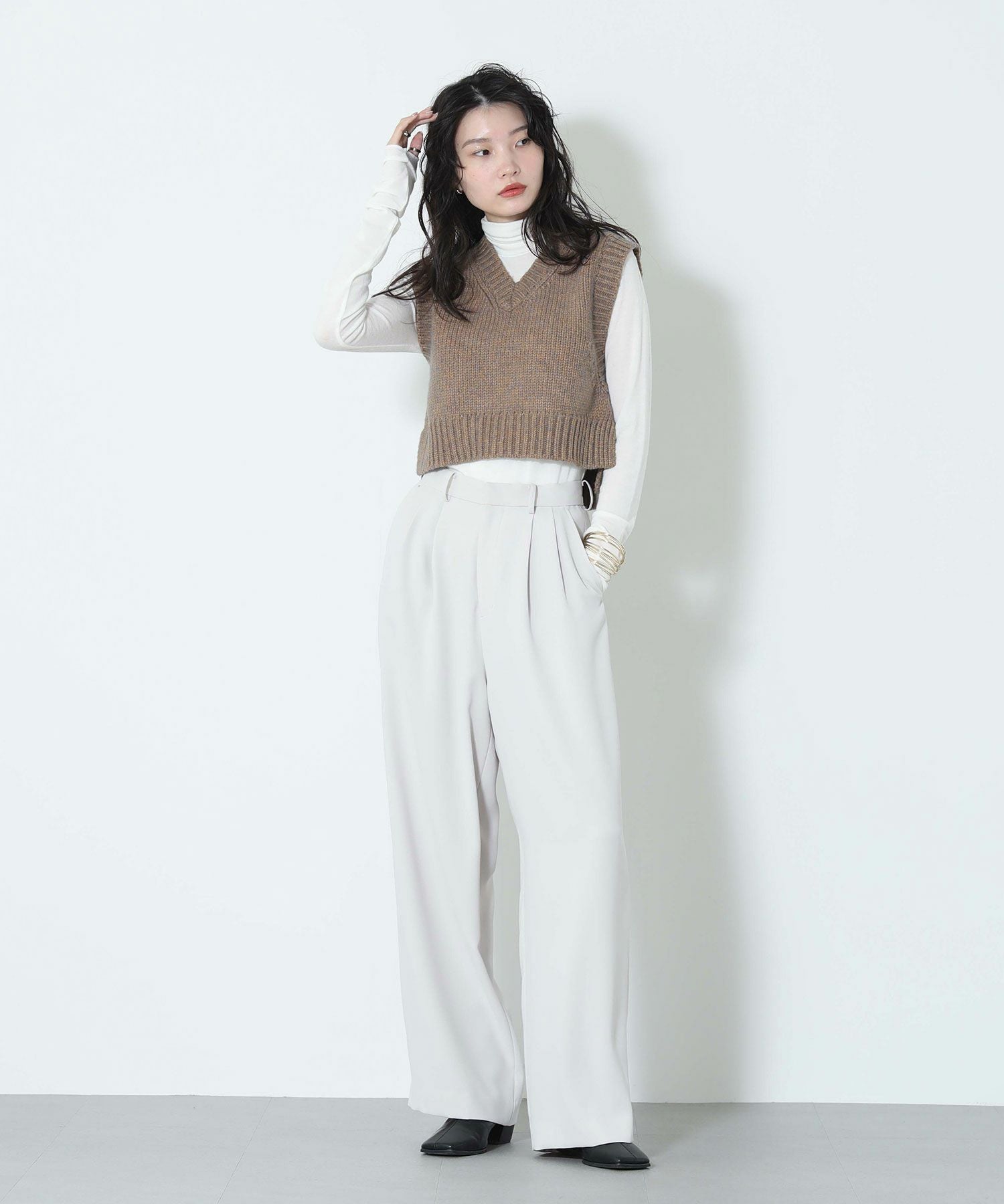 The rejoiceメランジニットベスト【TODAYFUL】 | SEKIMIKI Online