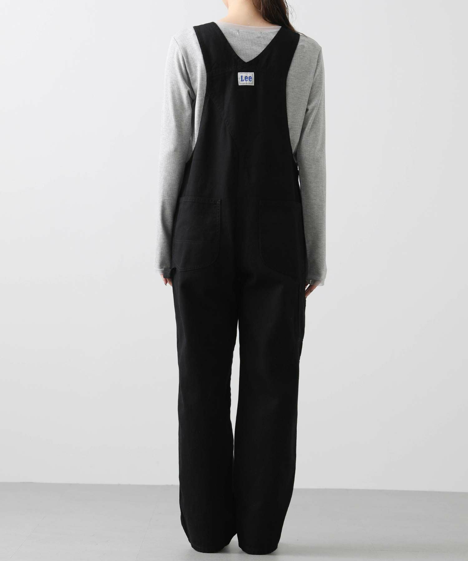 LEE ブラックデニムオーバーオール　M Gready Brillint【2026年8月ファミリーセール対象商品】Lee