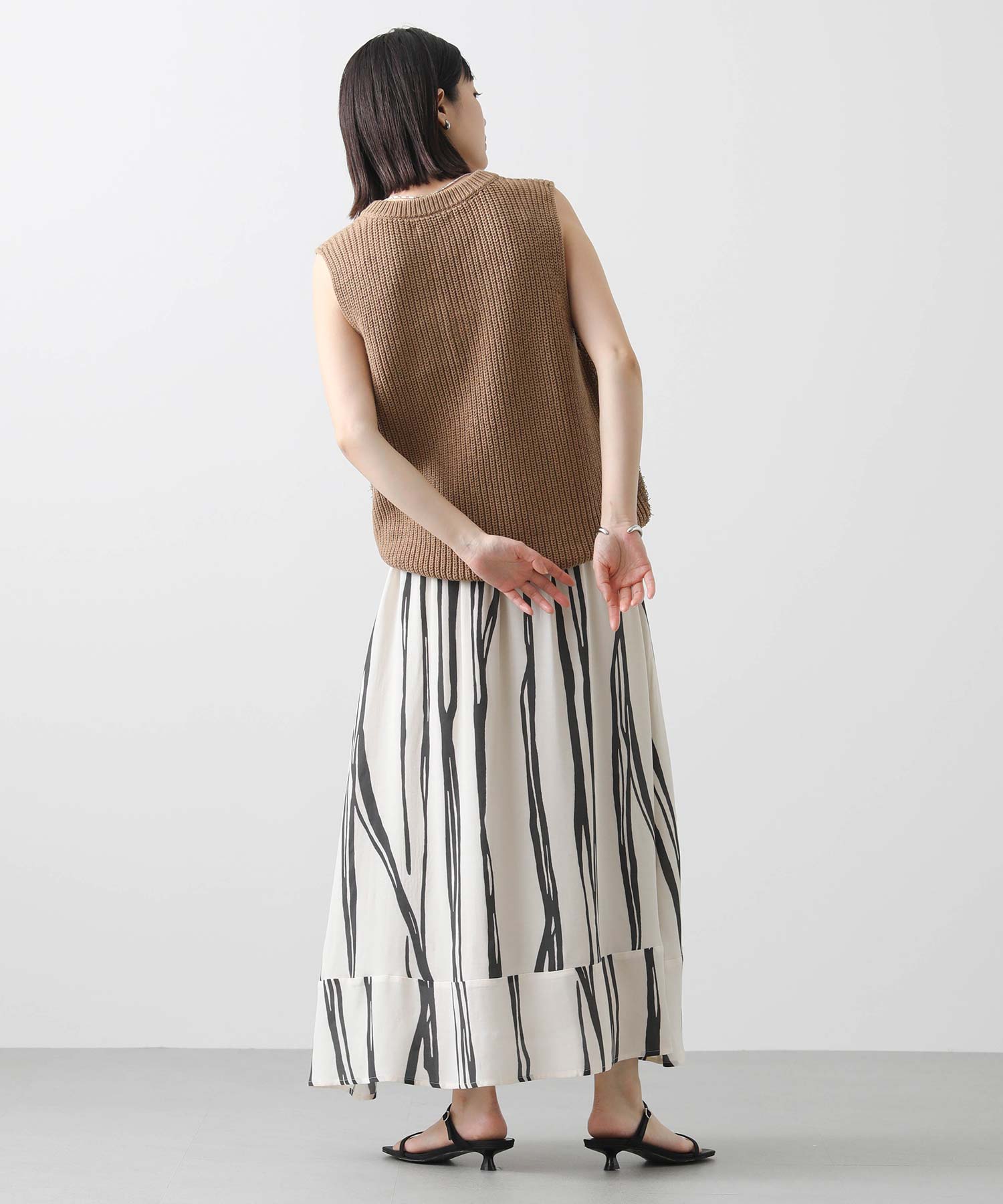 Gready Brilliant【WEB限定商品】アートゼブラ柄スカート | SEKIMIKI