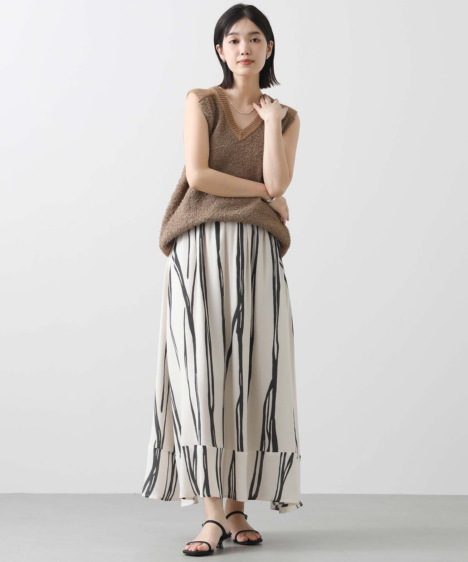 Gready Brilliant【WEB限定商品】アートゼブラ柄スカート | SEKIMIKI