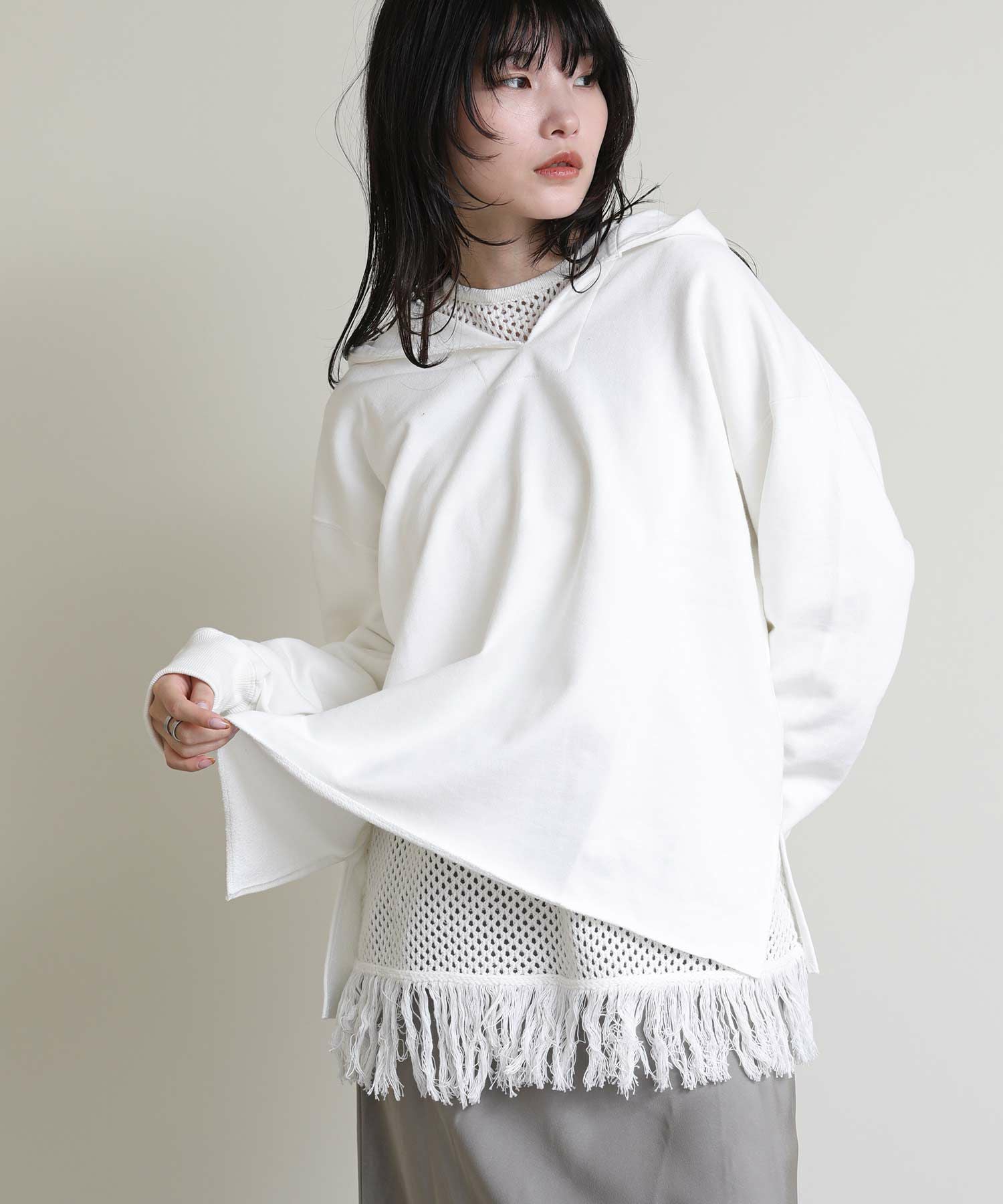 The rejoiceaセーラーカラースウェット【Boutique Ordinary