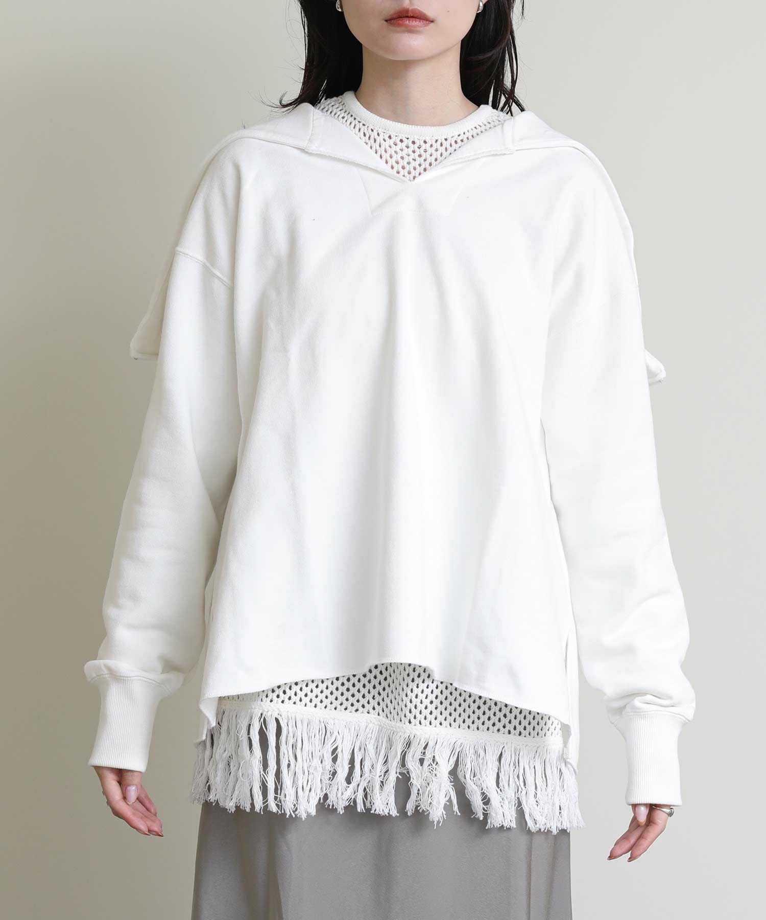The rejoiceaセーラーカラースウェット【Boutique Ordinary