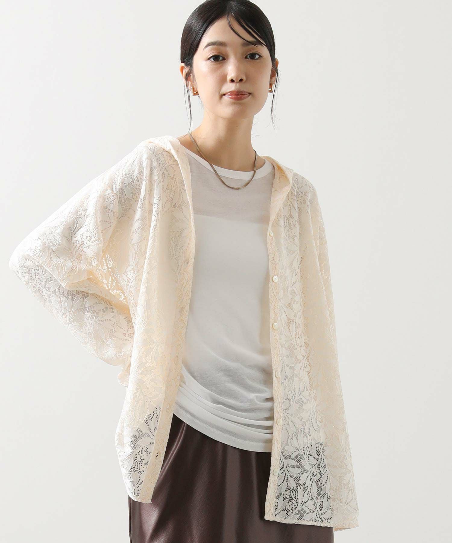 【専用】エムズグレイシー　レースパーカー　size40 Gready Brilliantaコードレースパーカーブラウス | SEKIMIKI Online