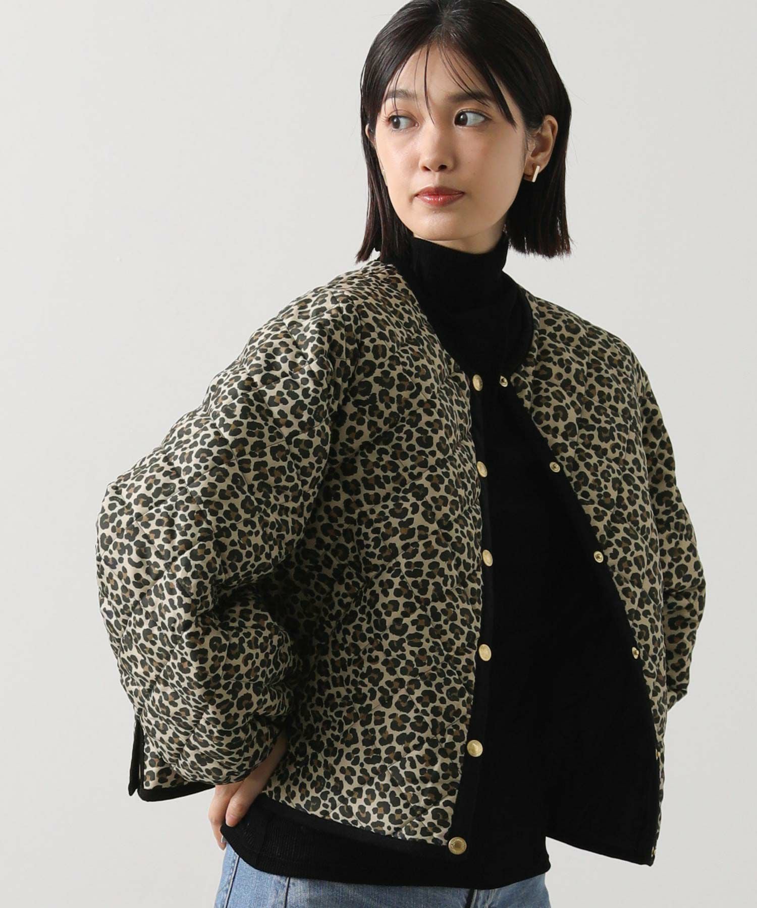 【未使用】ANKY アンキー GLITTER LEOPARD ジャケット グリッターレオパード S ネイビー 68544 レディース 乗馬 馬術 Gready BrilliantTWWレオパードキルトジャケット | SEKIMIKI Online