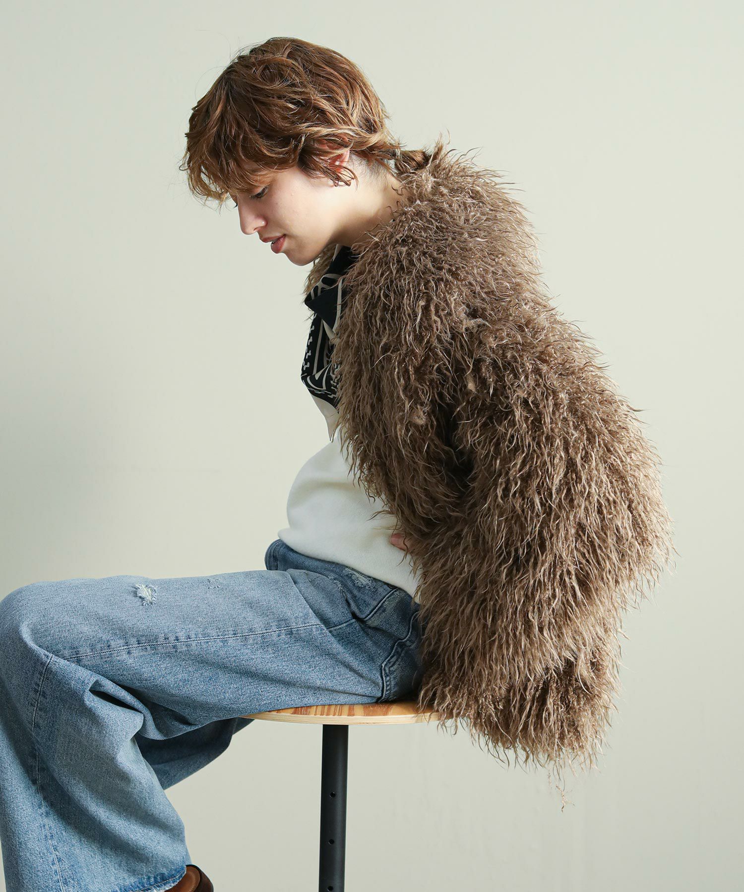 The rejoiceaロングファージャケット【LANCER CLOTHING CORPORATION