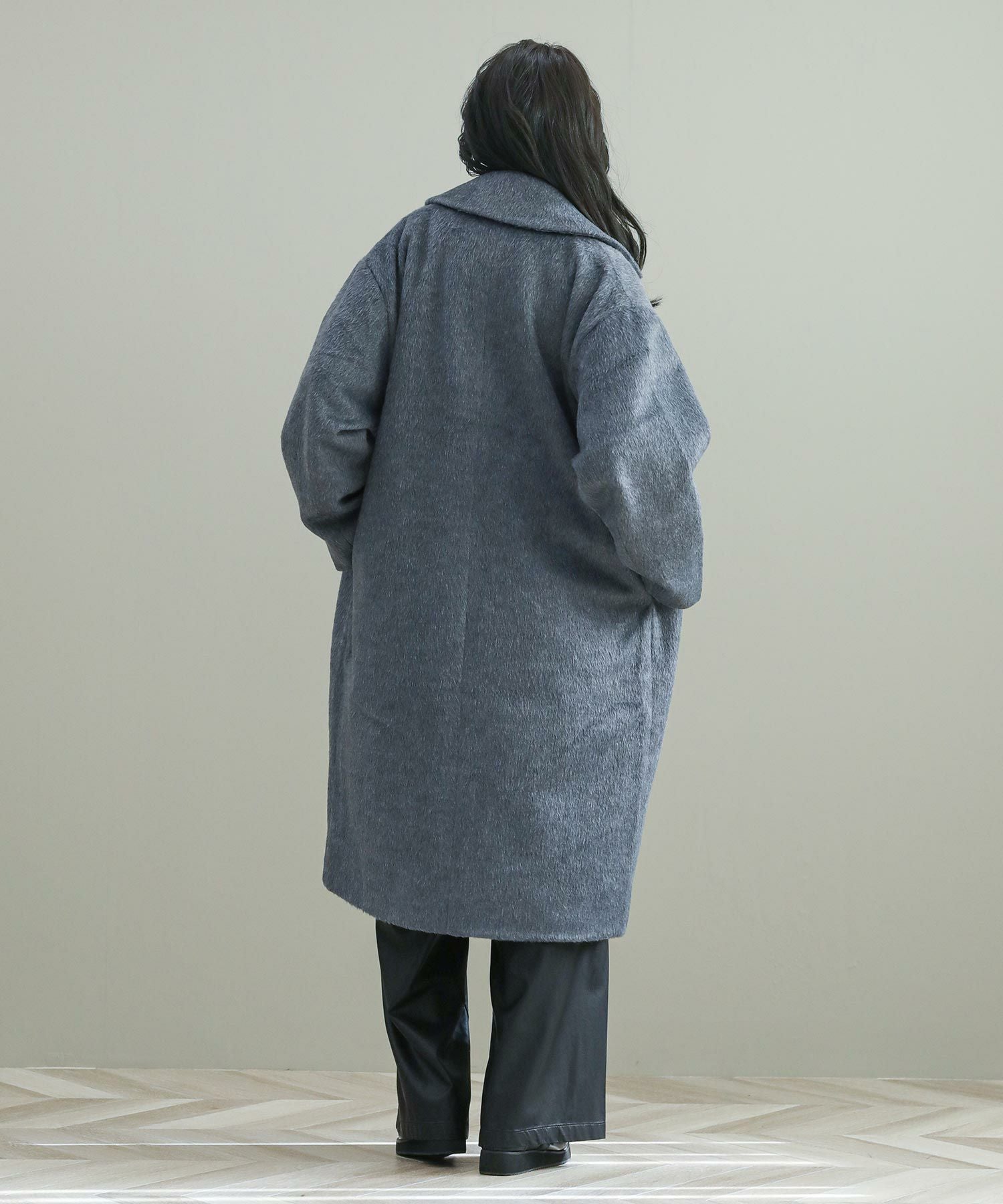 The rejoiceaシャギーチェスターコート | SEKIMIKI Online