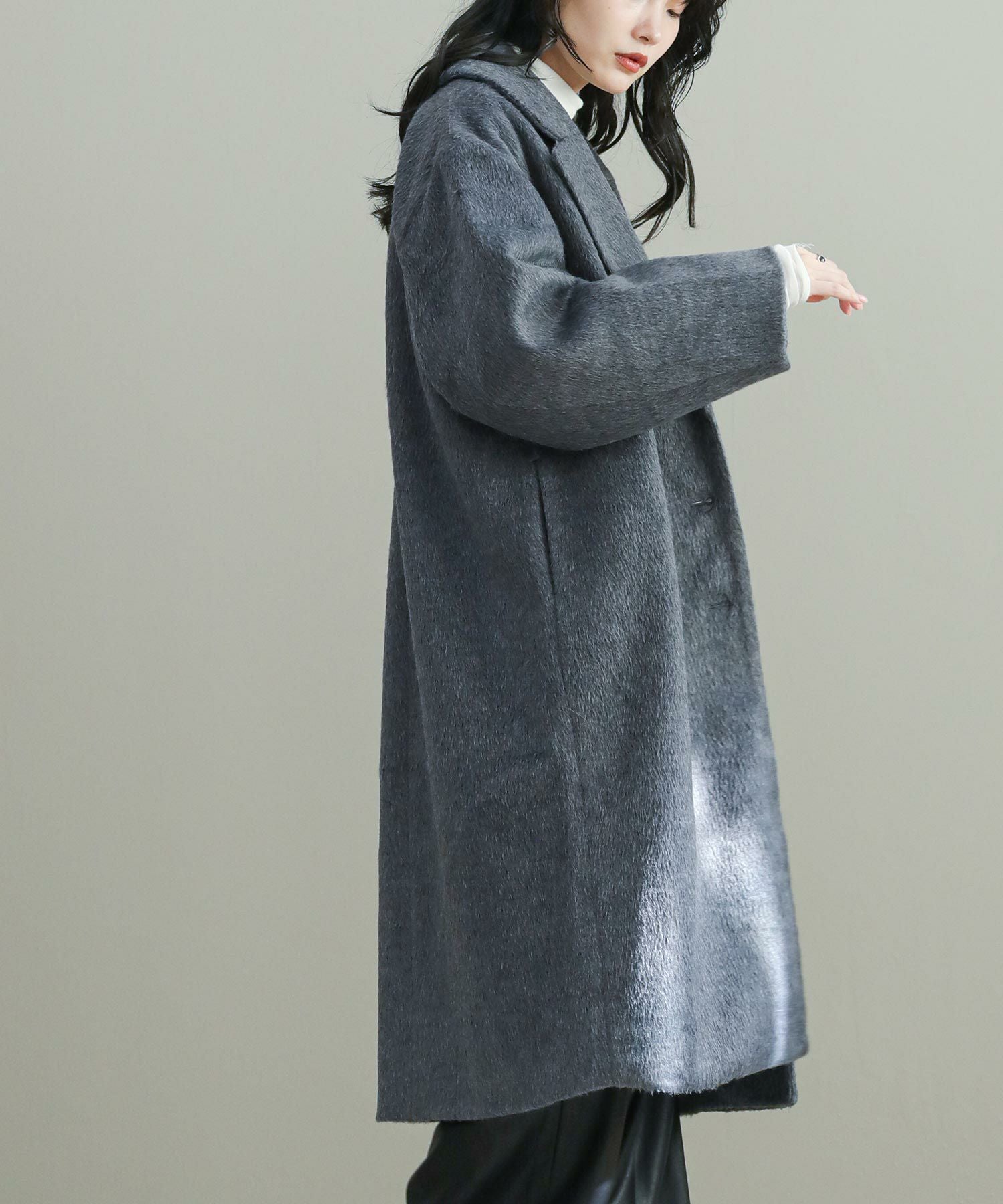 The rejoiceaシャギーチェスターコート | SEKIMIKI Online