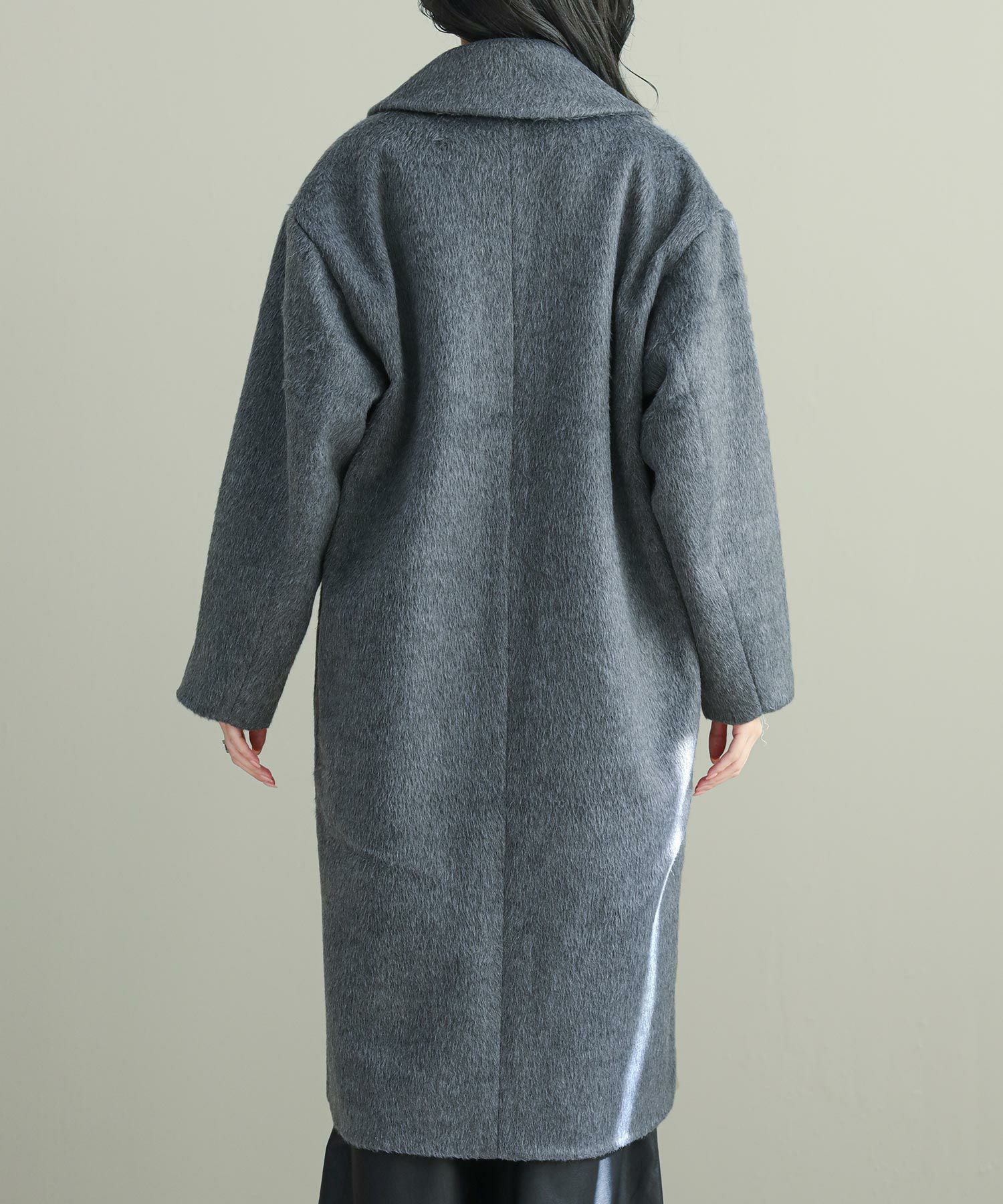 The rejoiceaシャギーチェスターコート | SEKIMIKI Online