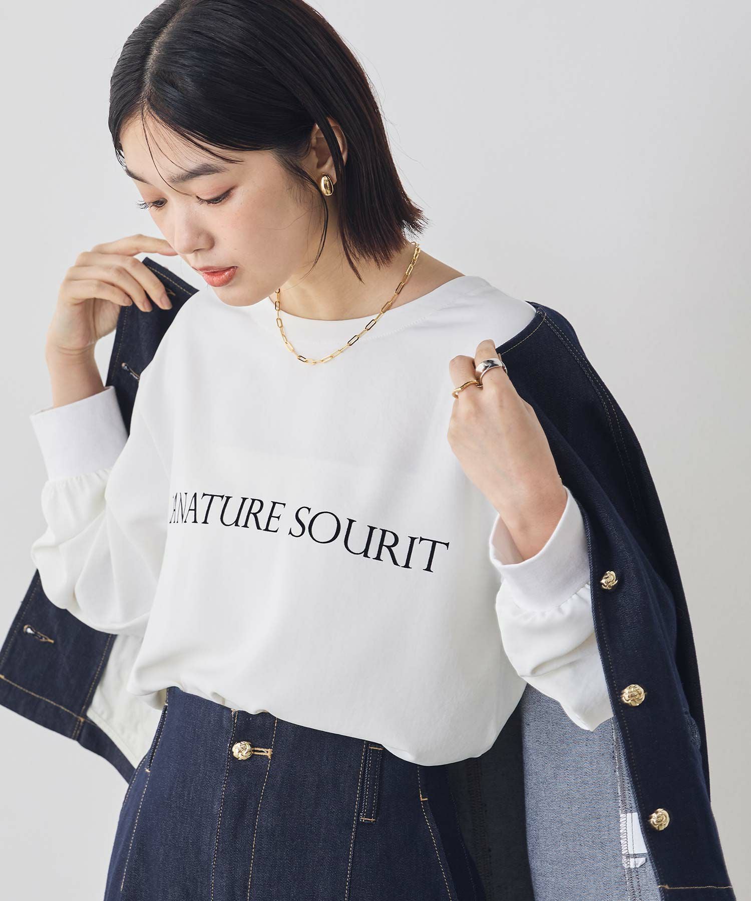 Gready BrilliantロゴジョーゼットロンT | SEKIMIKI Online