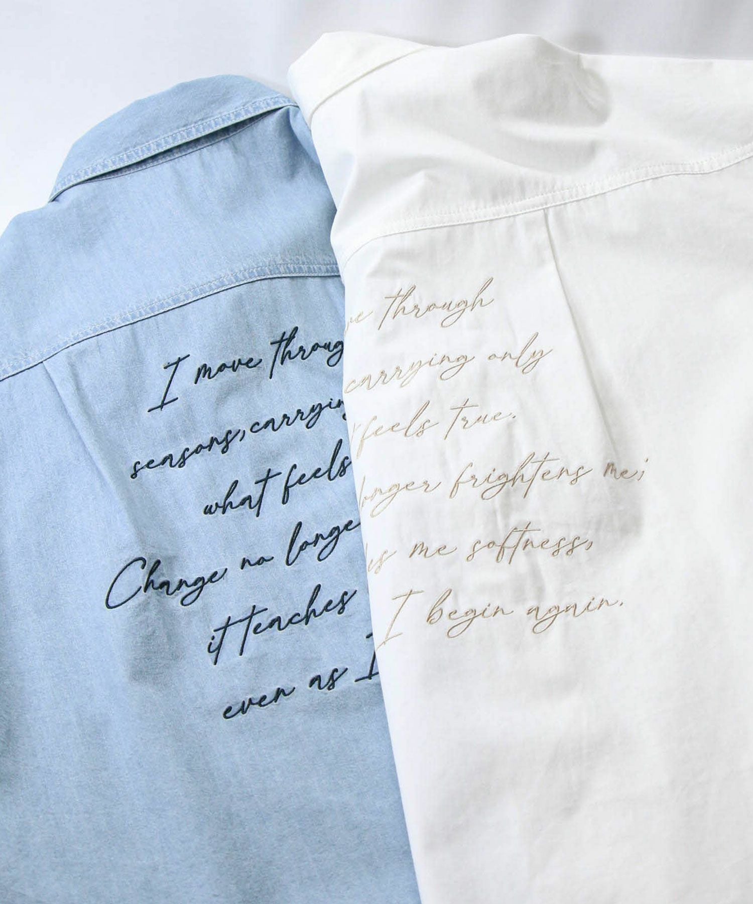 Gready Brilliantバックロゴ刺繍シャツ | SEKIMIKI Online