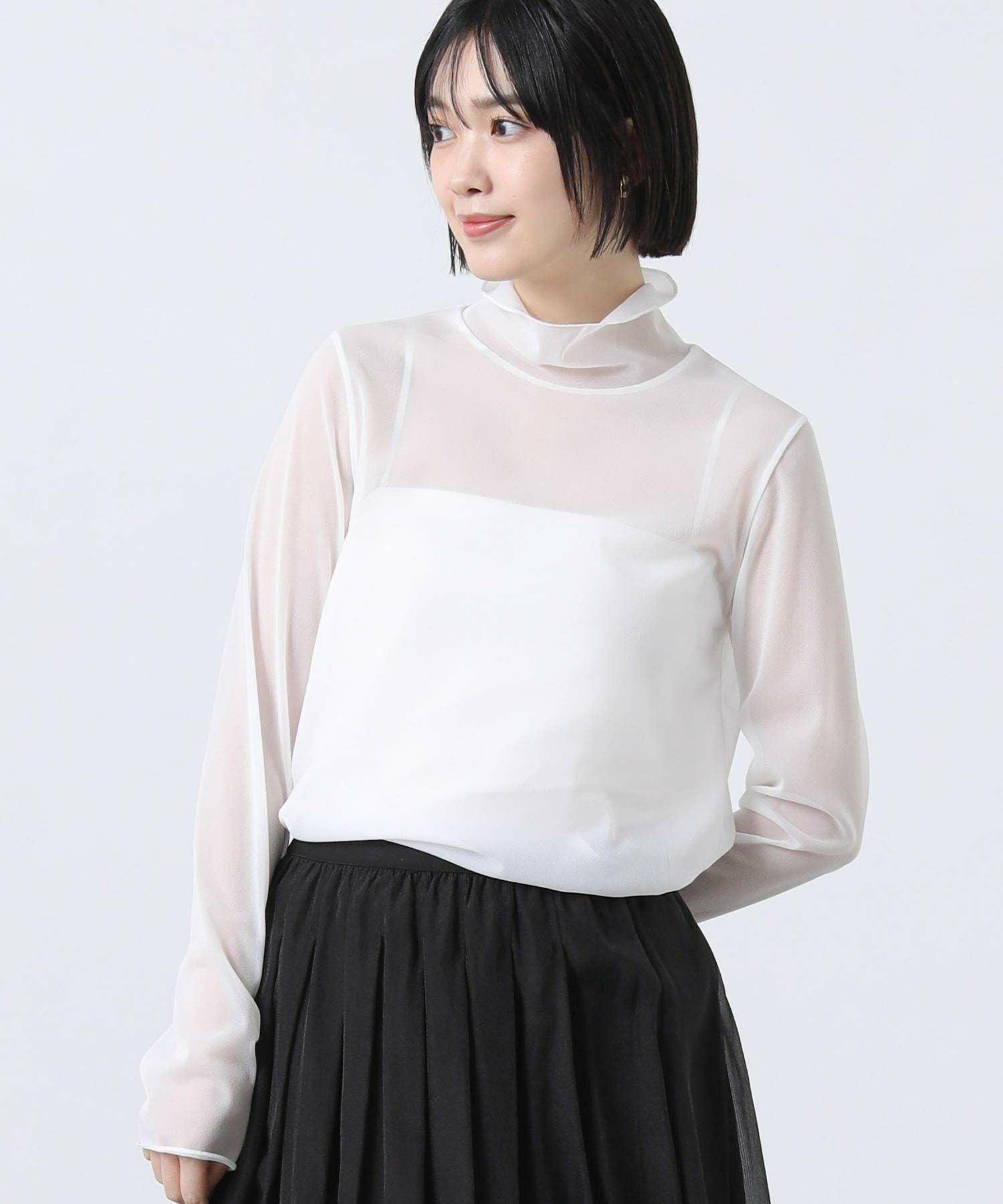 ellie オーガンジートップス Tops – ELLIE