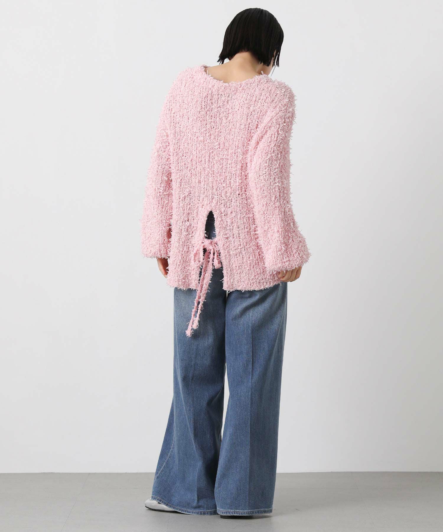 lilou バックリボンニット Gready Brilliant【2026年4月再値下げ】チュールメッシュバックリボン