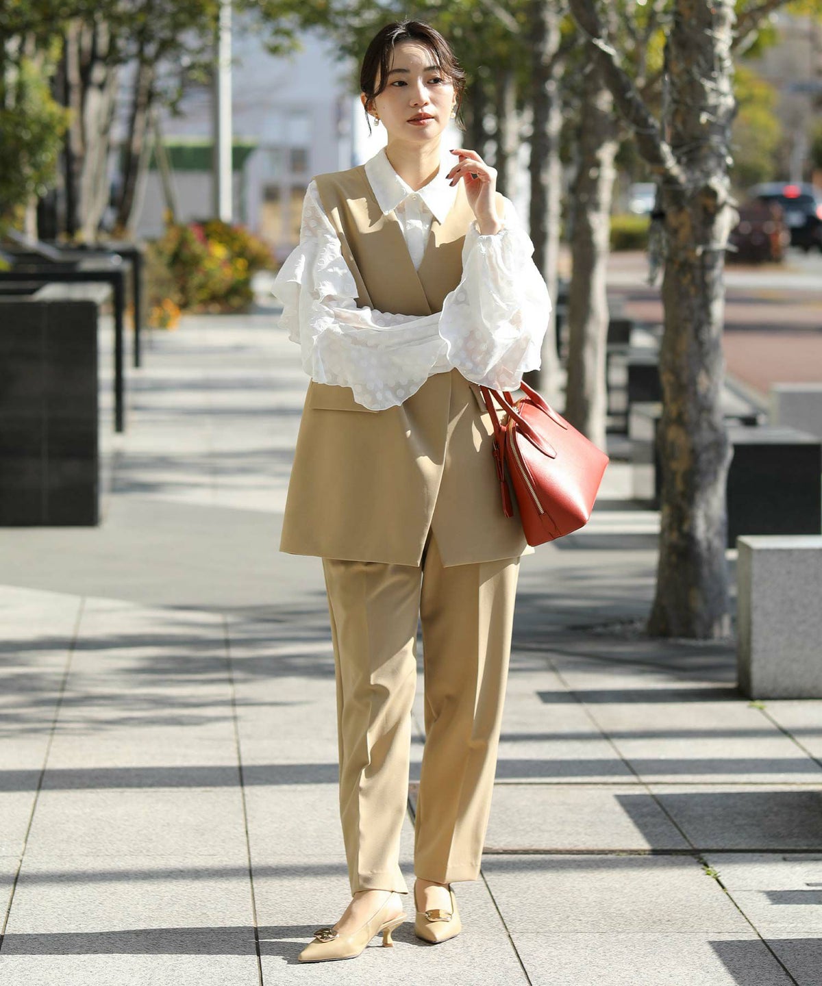 model:163cm　size：38