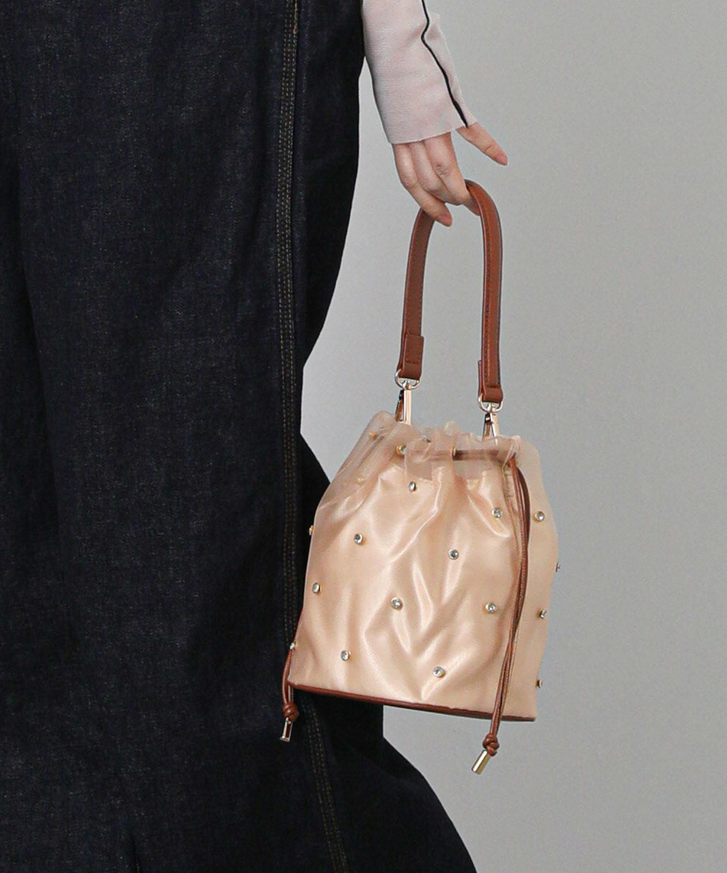 チュールバック Gready BrilliantビジューチュールBAG | SEKIMIKI Online