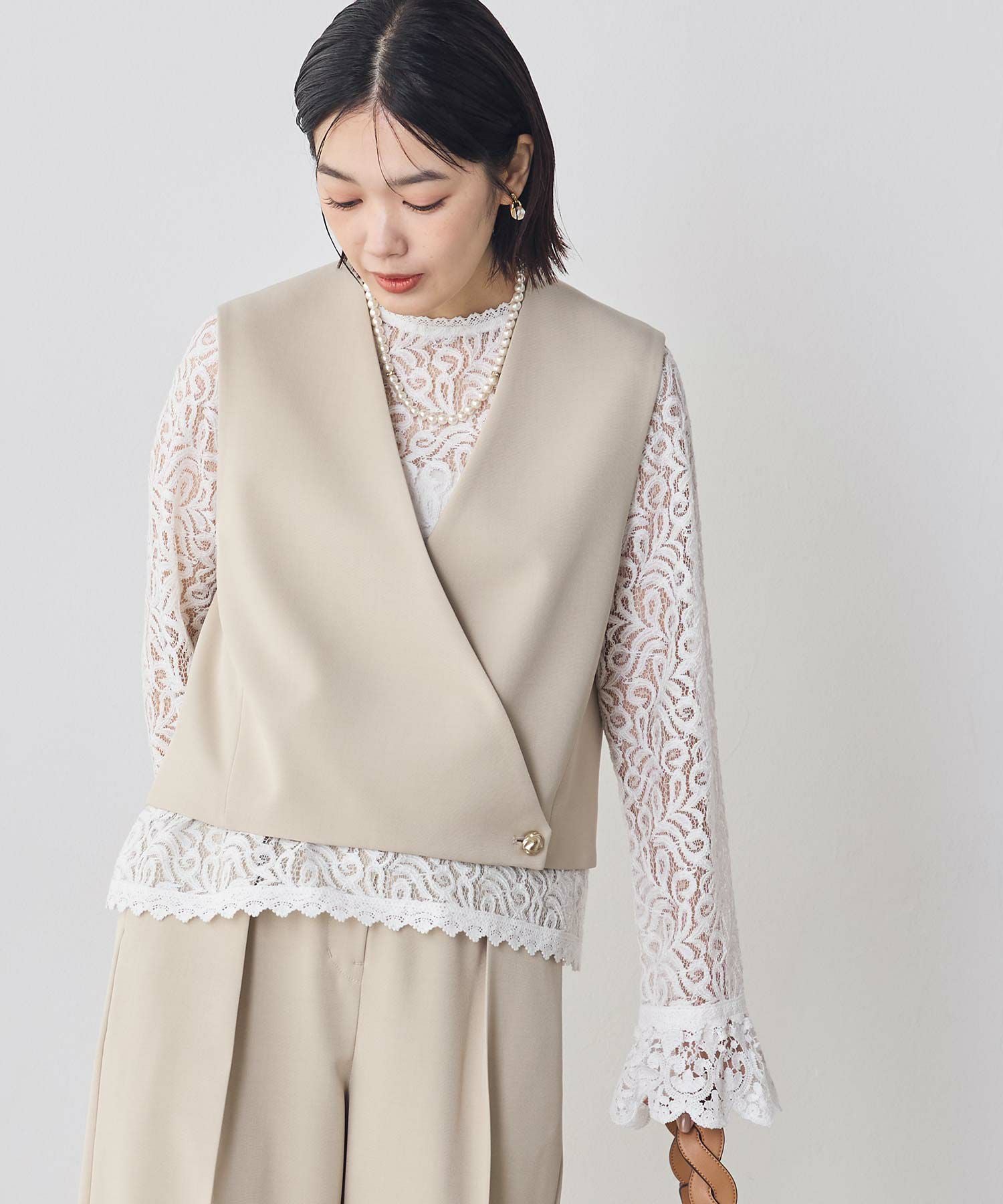期間限定値引き　スリーブレースブラウス ◇【WEB限定】レースブラウス | ノーリーズ(NOLLEY'S) | マルイウェブ