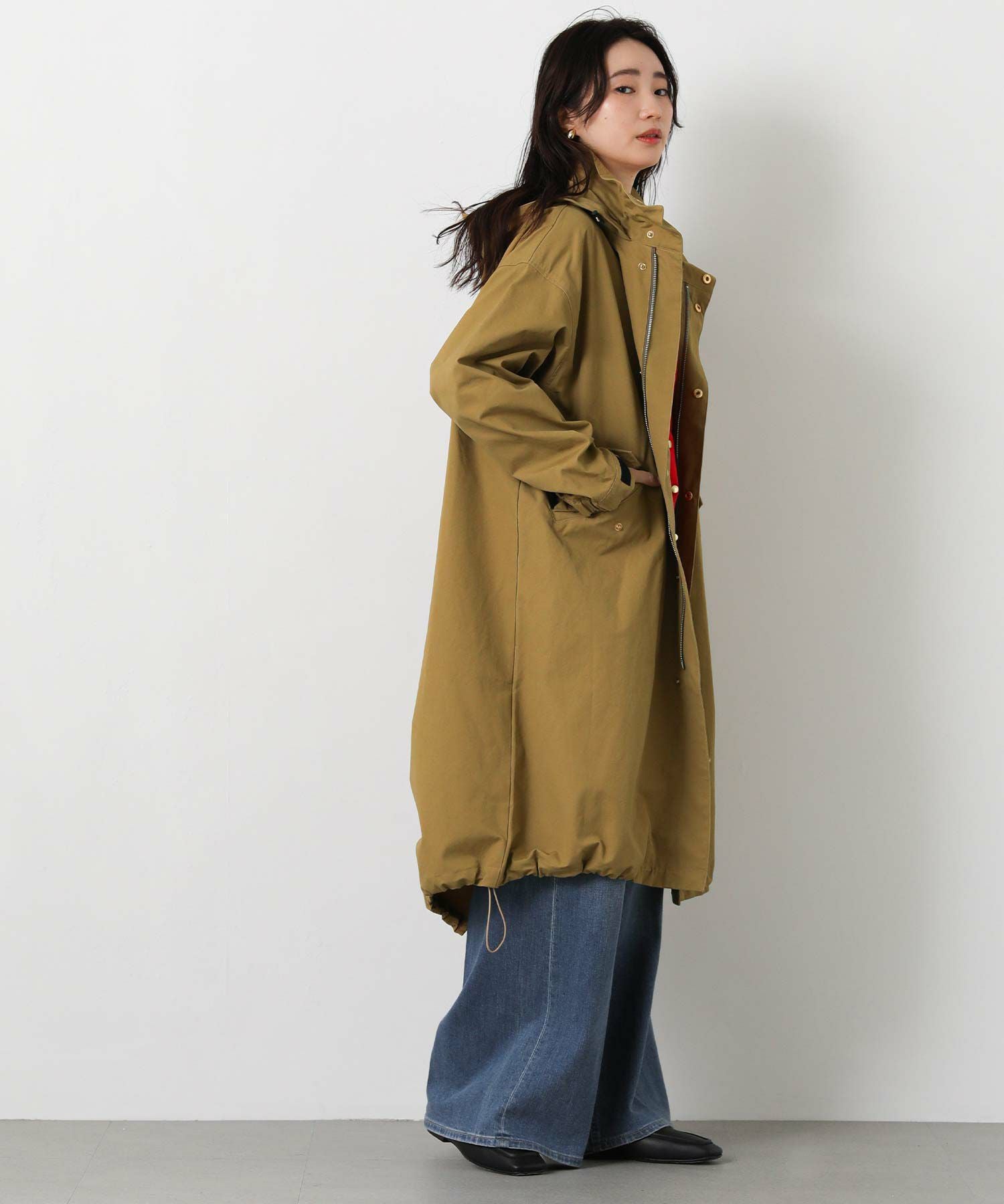 完売品 SASQUATCHfabrix. 裏地ブリーチ加工 モッズコート S Gready Brilliant【2026年4月再値下げ】コットンフードモッズコート