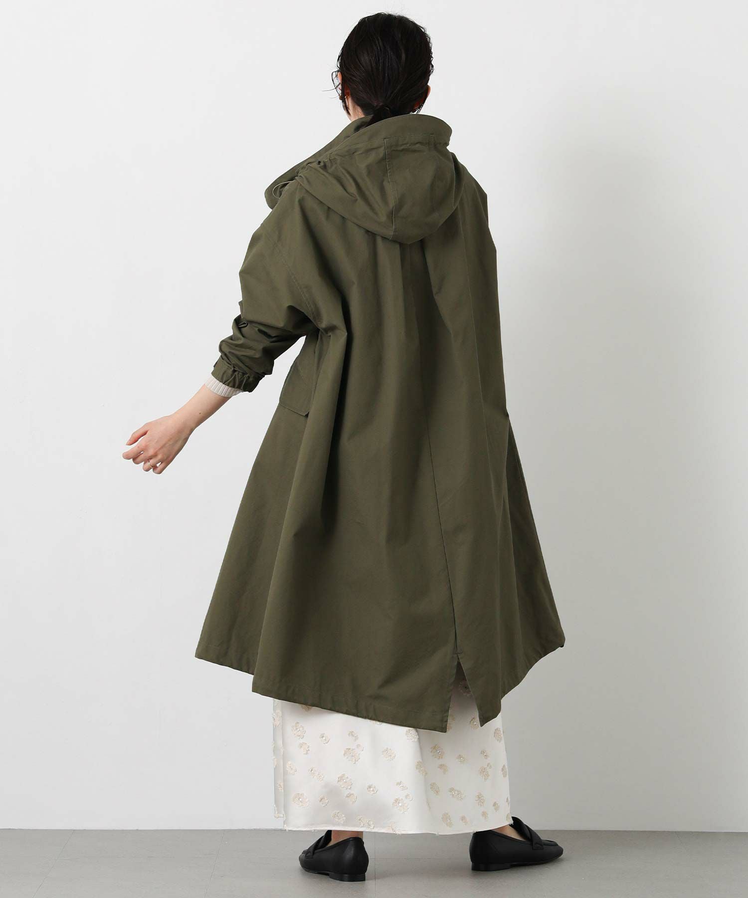 engineered garments フィールドコート トレンチコート カーキ ENGINEERED GARMENTS (エンジニアードガーメンツ) MG Coat - HB Twill