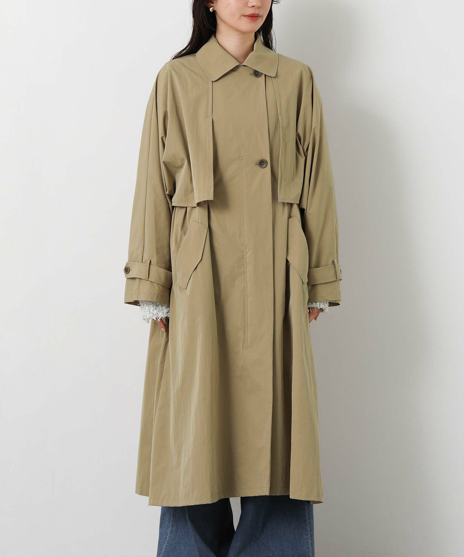 新品 INDIVI ライナー付き カルゼフーデッドコート 38 上質 ベージュ 71BFMQonhjL._AC_SY350_QL65_.jpg