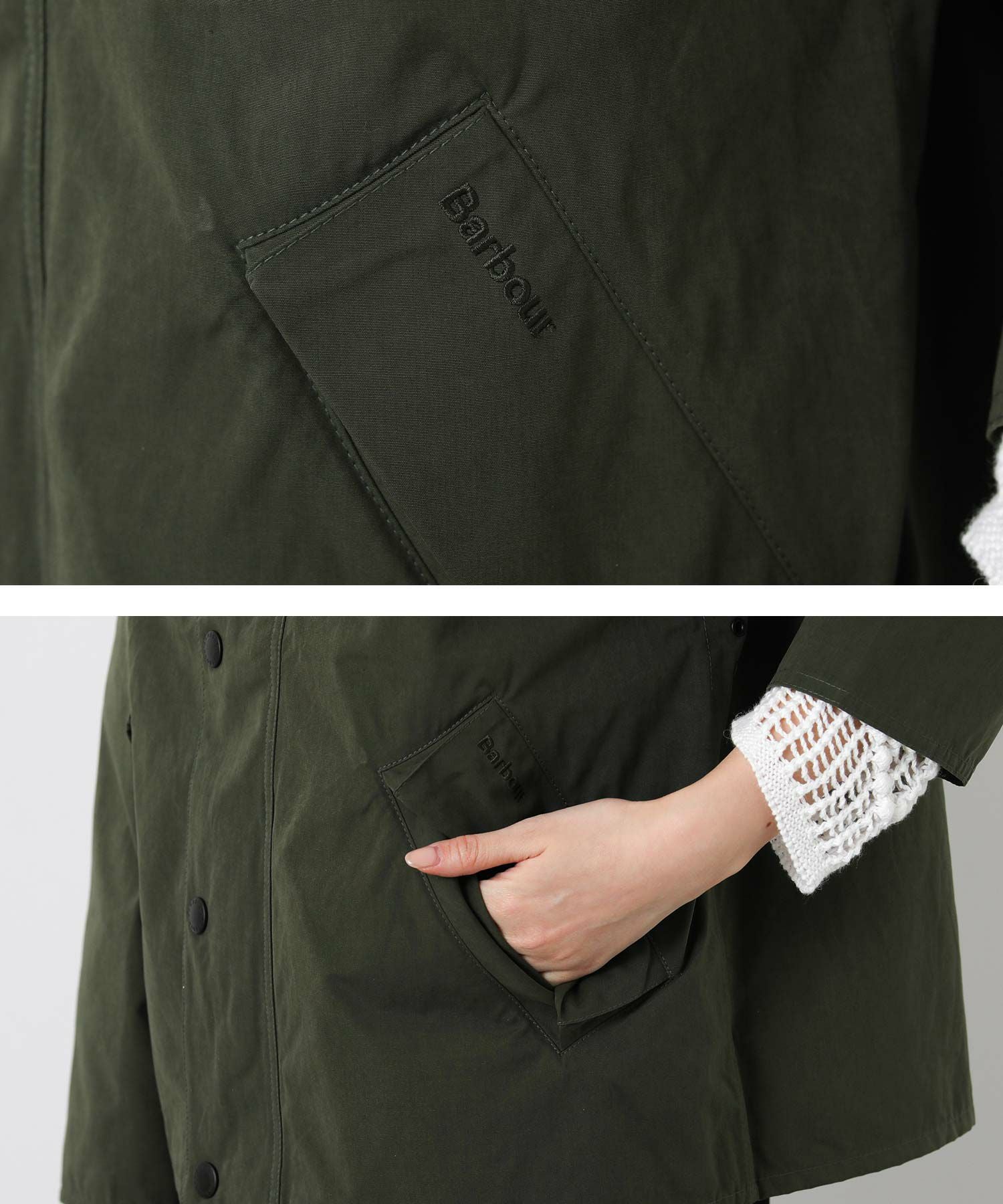 Barbour ダークグリーン ジャケット　ライナーセット　38美品 barbour ライナー（メンズコート、ジャケット） | ファッション の