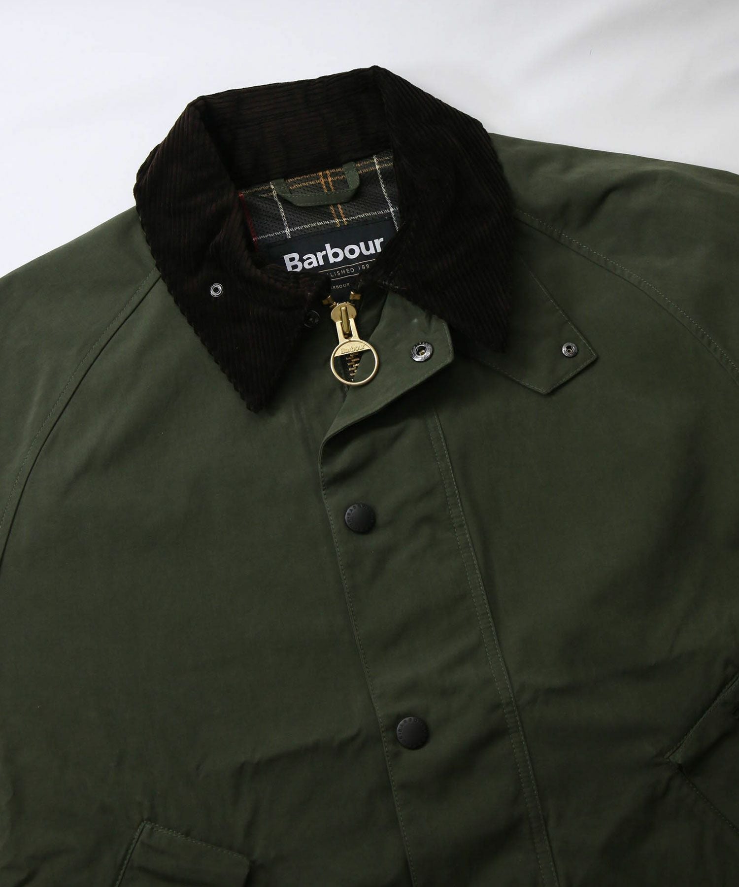 Barbour ダークグリーン ジャケット 40 BARBOUR LUTZ Waxed Jacket Olive Rugged Sophistication MSRP$520