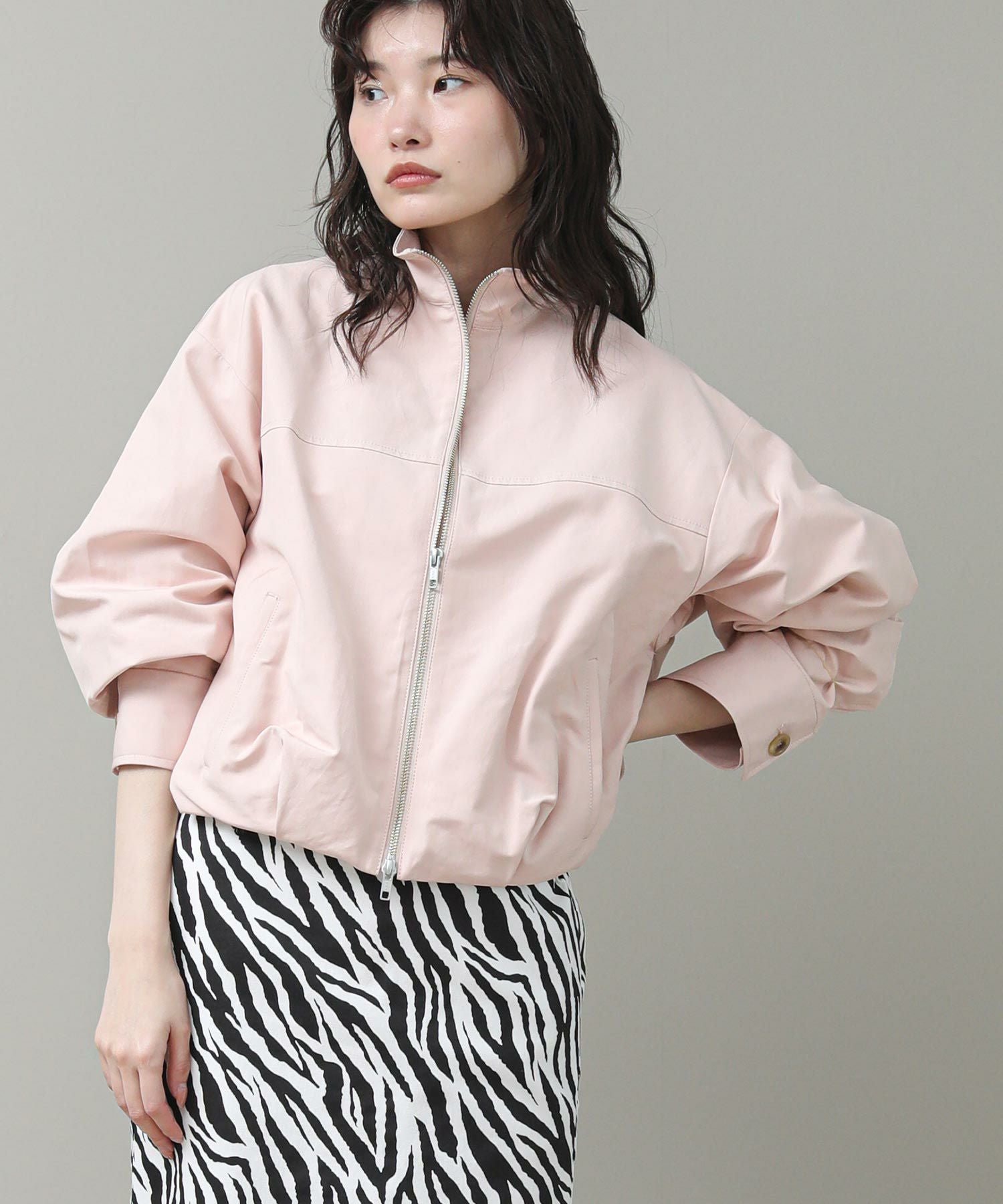 MANOF BALLOON ZIP BLOUSON Mサイズ ピンク The rejoiceバルーンZIPブルゾン【MANOF】 | SEKIMIKI Online