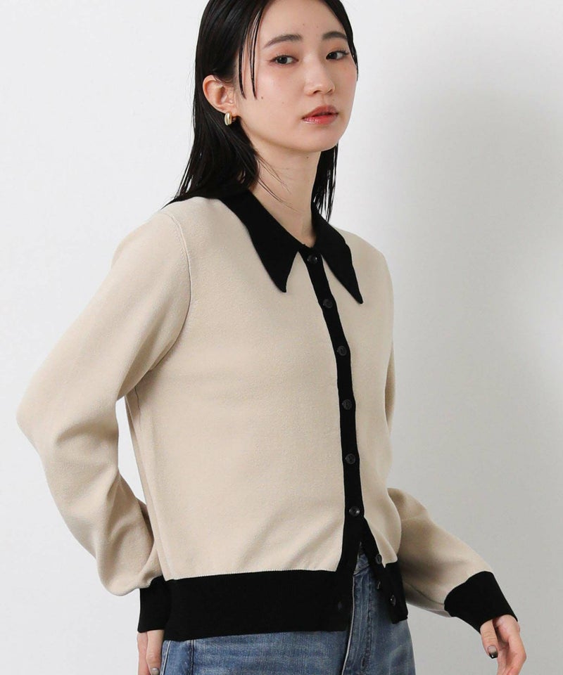 ベージュ×ブラック