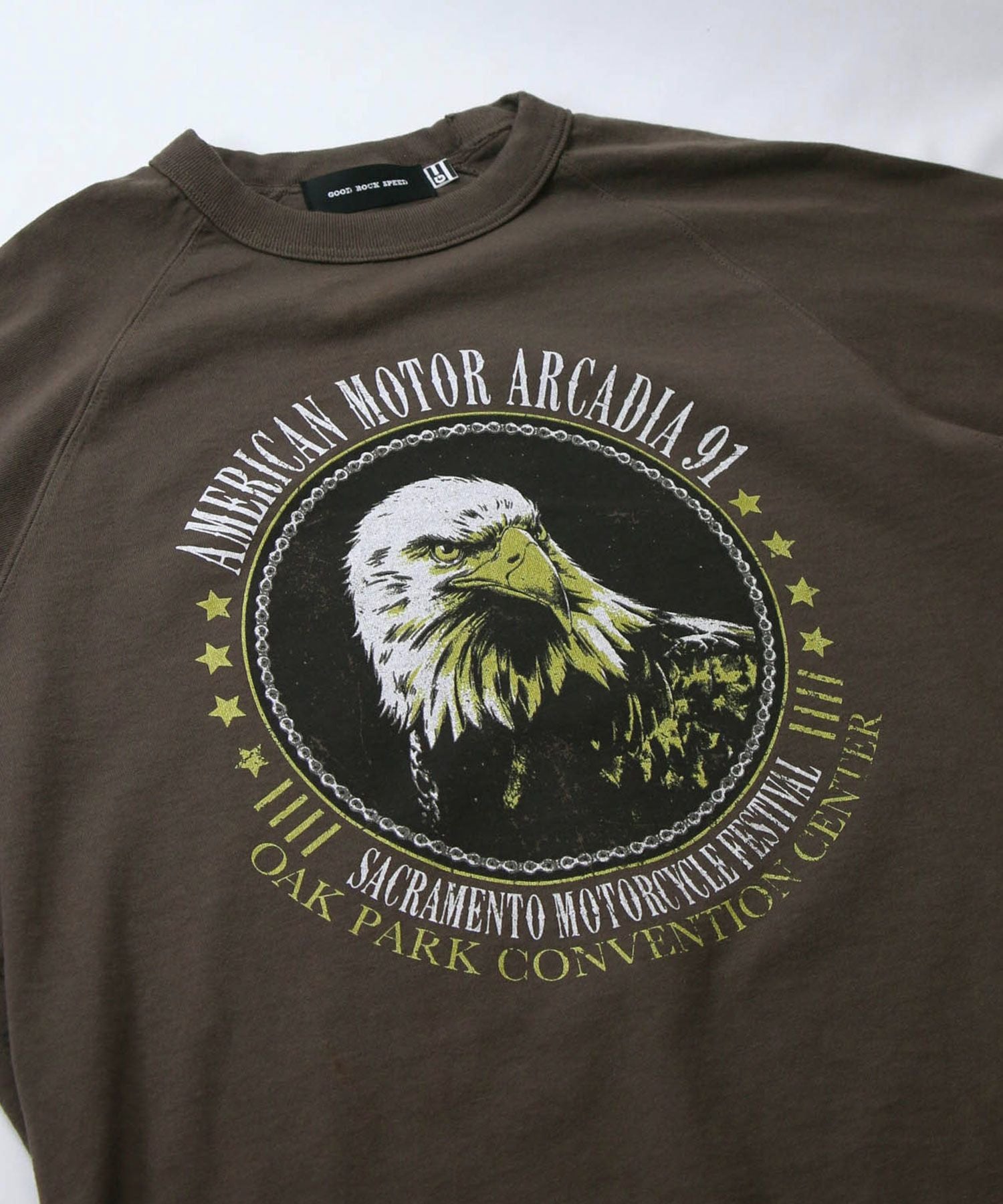 Gready BrilliantEAGLEラグラン5分袖Tシャツ | SEKIMIKI Online