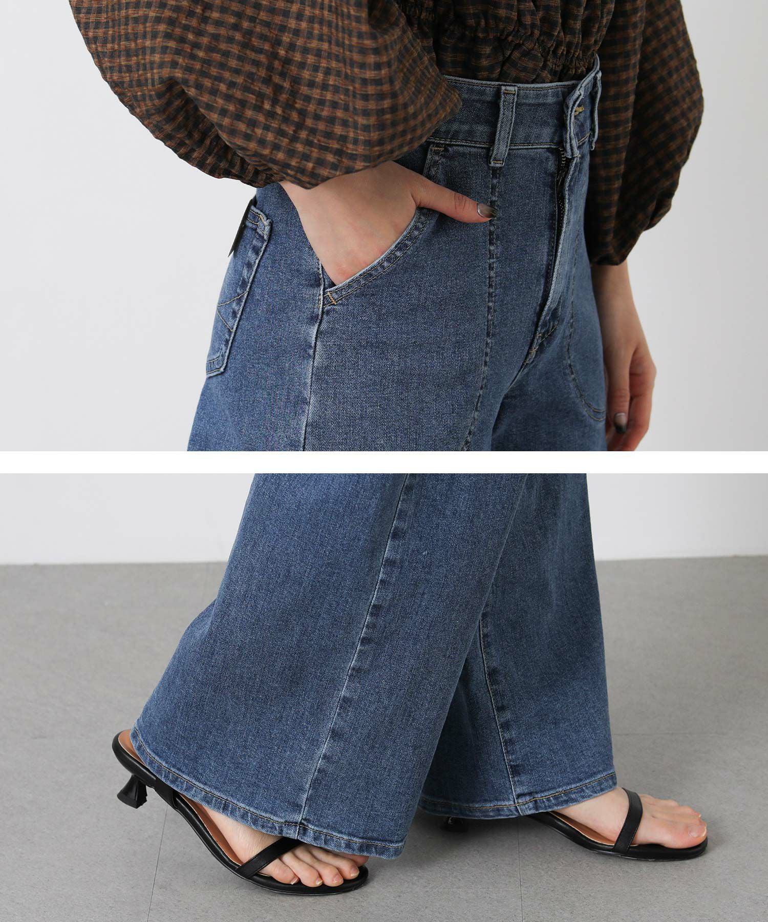 【BODY SONG.】レースワイドパンツ Gready BrilliantLISAレースUPワイドパンツ | SEKIMIKI Online