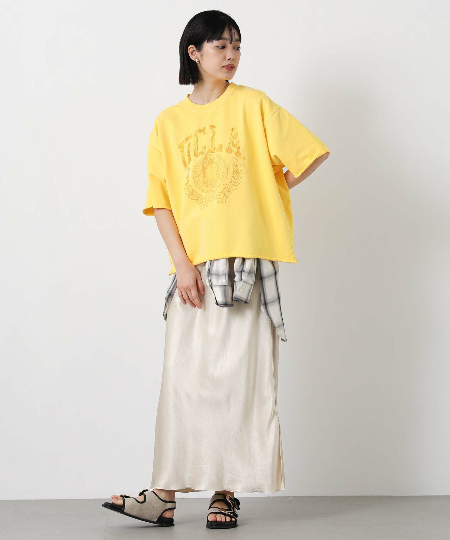 MICA & DEAL イエロースウェット フリーサイズ セントマイケル SAINT Mxxxxxx LMB OF GD Sweat shirt （Yellow