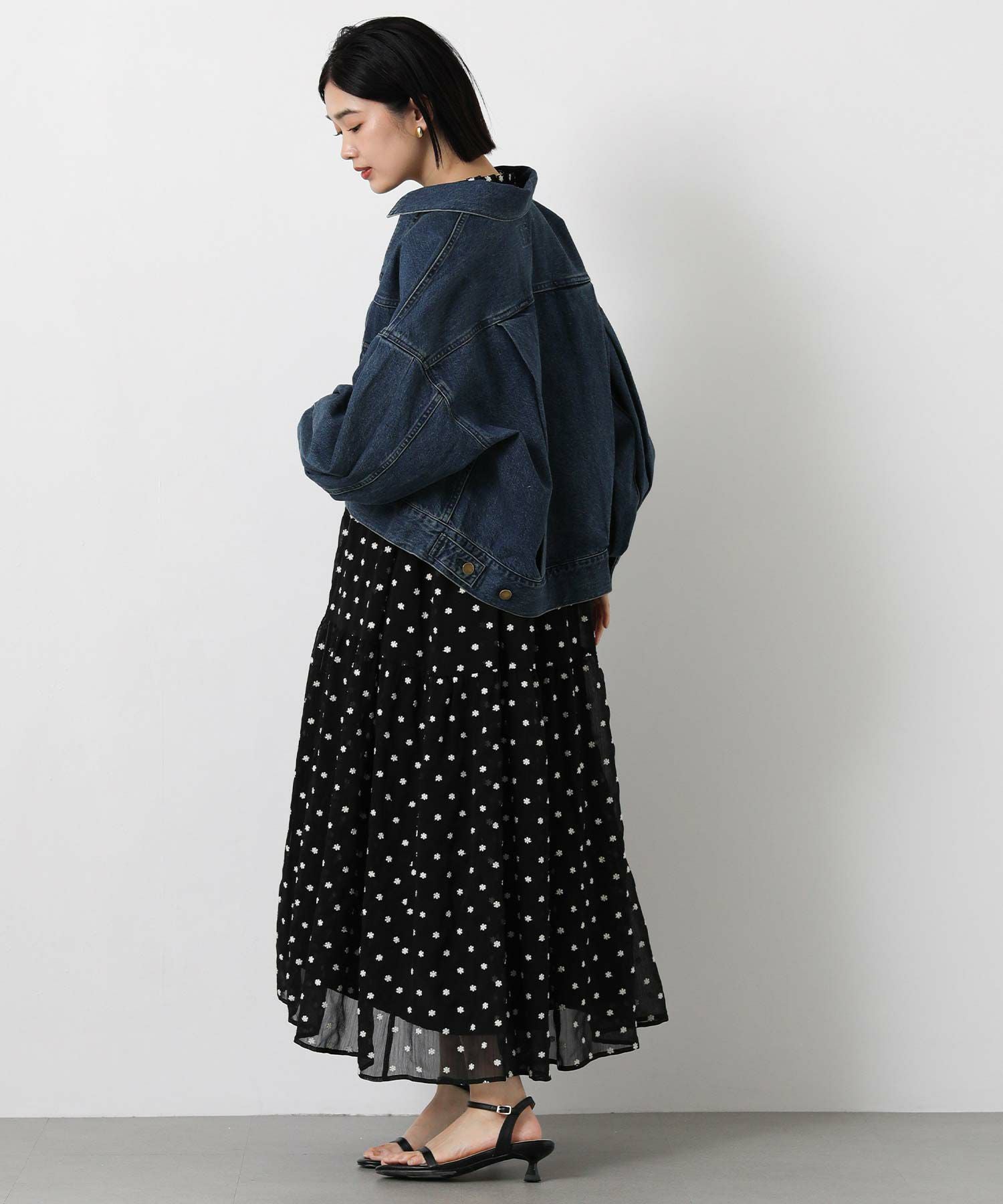 Gready Brilliant花刺繍ティアードワンピース | SEKIMIKI Online