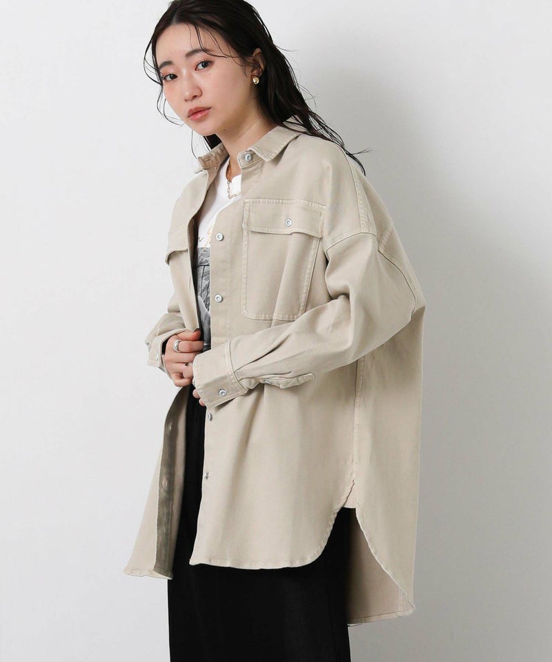 HealthyDENIM Almondシャツ ベージュ