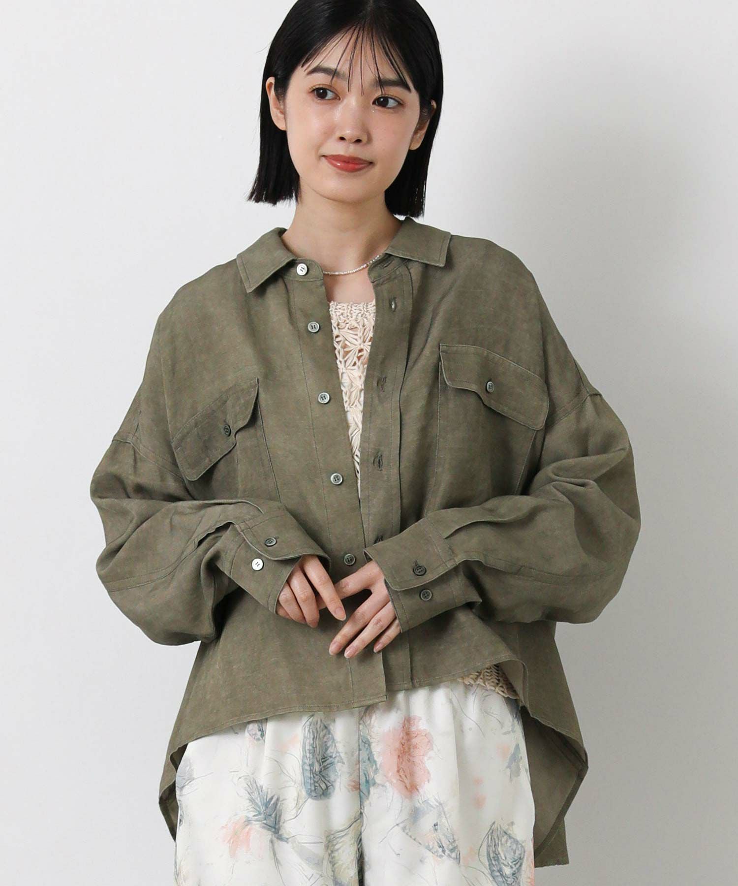 Gready Brilliant顔料染めショートシャツ | SEKIMIKI Online
