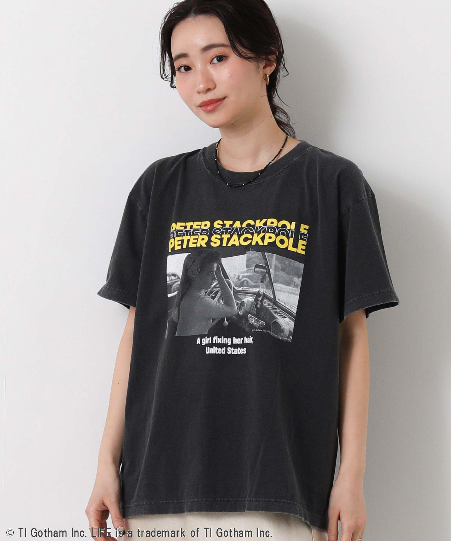Gready BrilliantLIFE PCピーターフォトTシャツ | SEKIMIKI Online