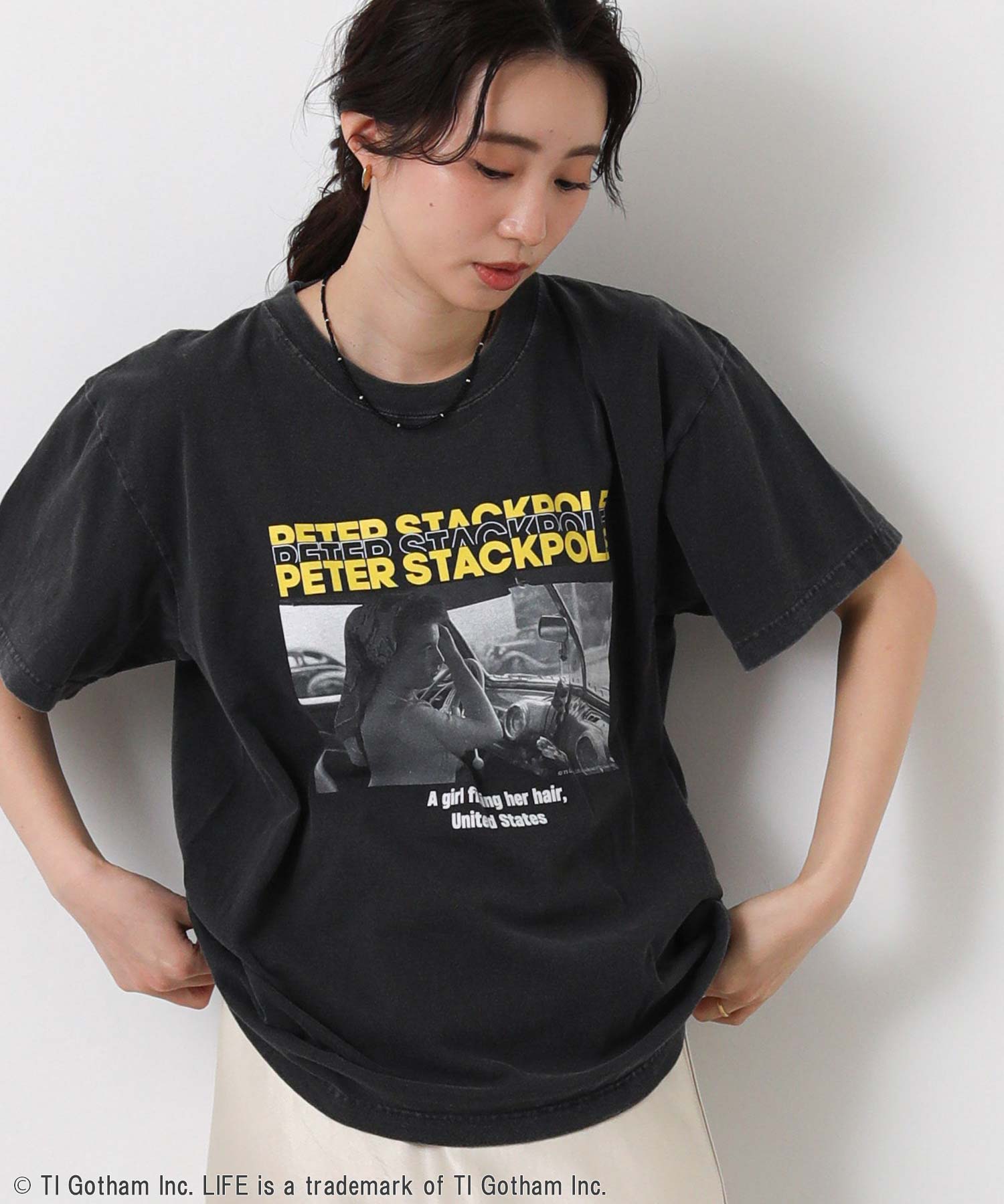 Gready BrilliantLIFE PCピーターフォトTシャツ | SEKIMIKI Online