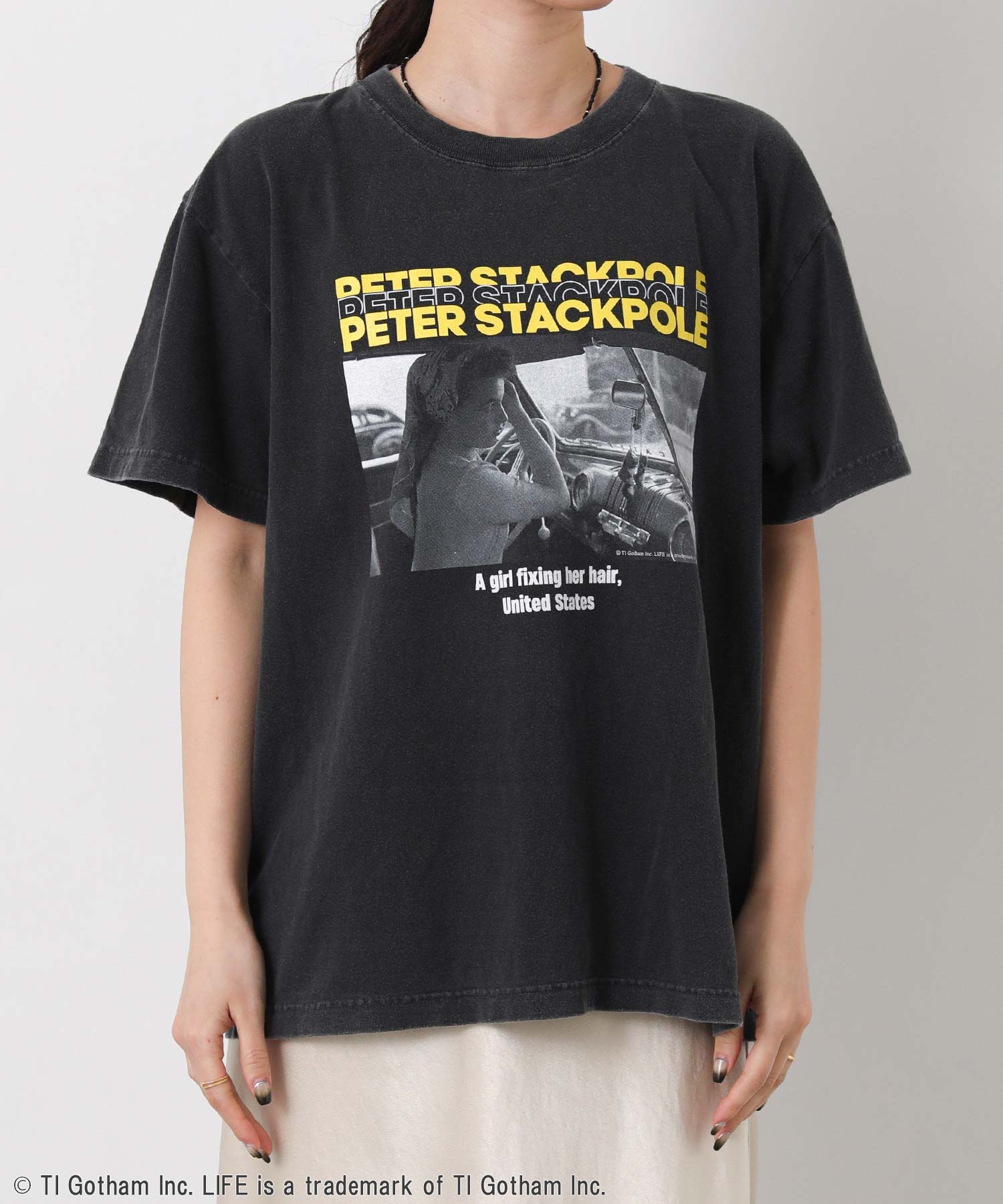 Gready BrilliantLIFE PCピーターフォトTシャツ | SEKIMIKI Online