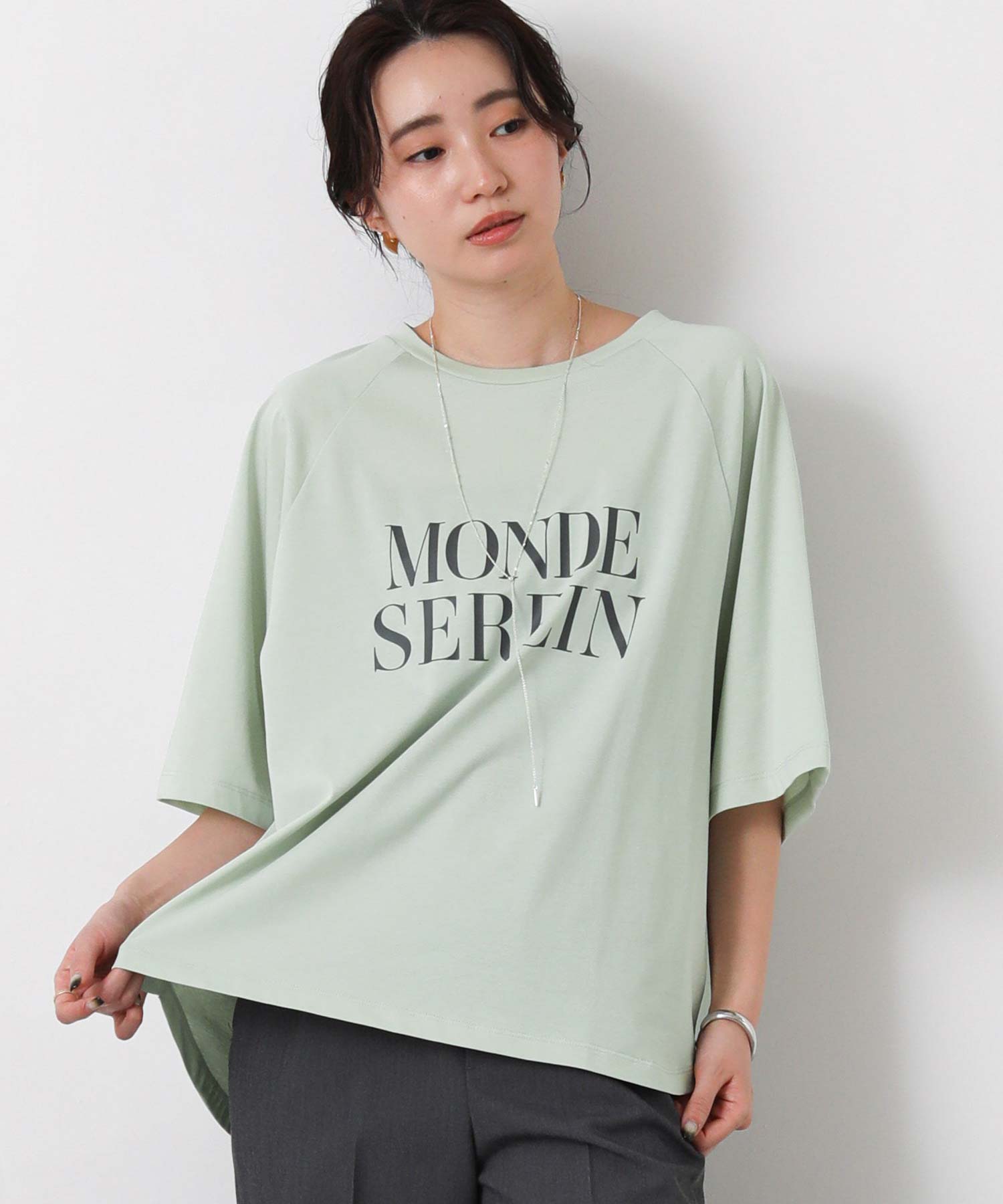 ☆の。☆Deuxieme Classe☆ラグランTシャツ☆未使用タグ無し☆ WEB限定 / ワイドシルエット ラグラン Tシャツ 半袖
