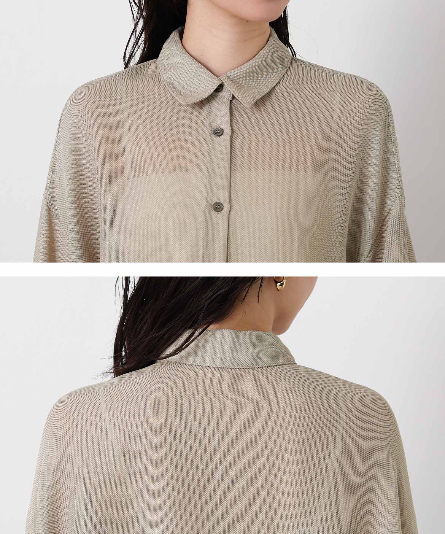 Gready Brilliantメッシュバックコクーンシャツ | SEKIMIKI Online