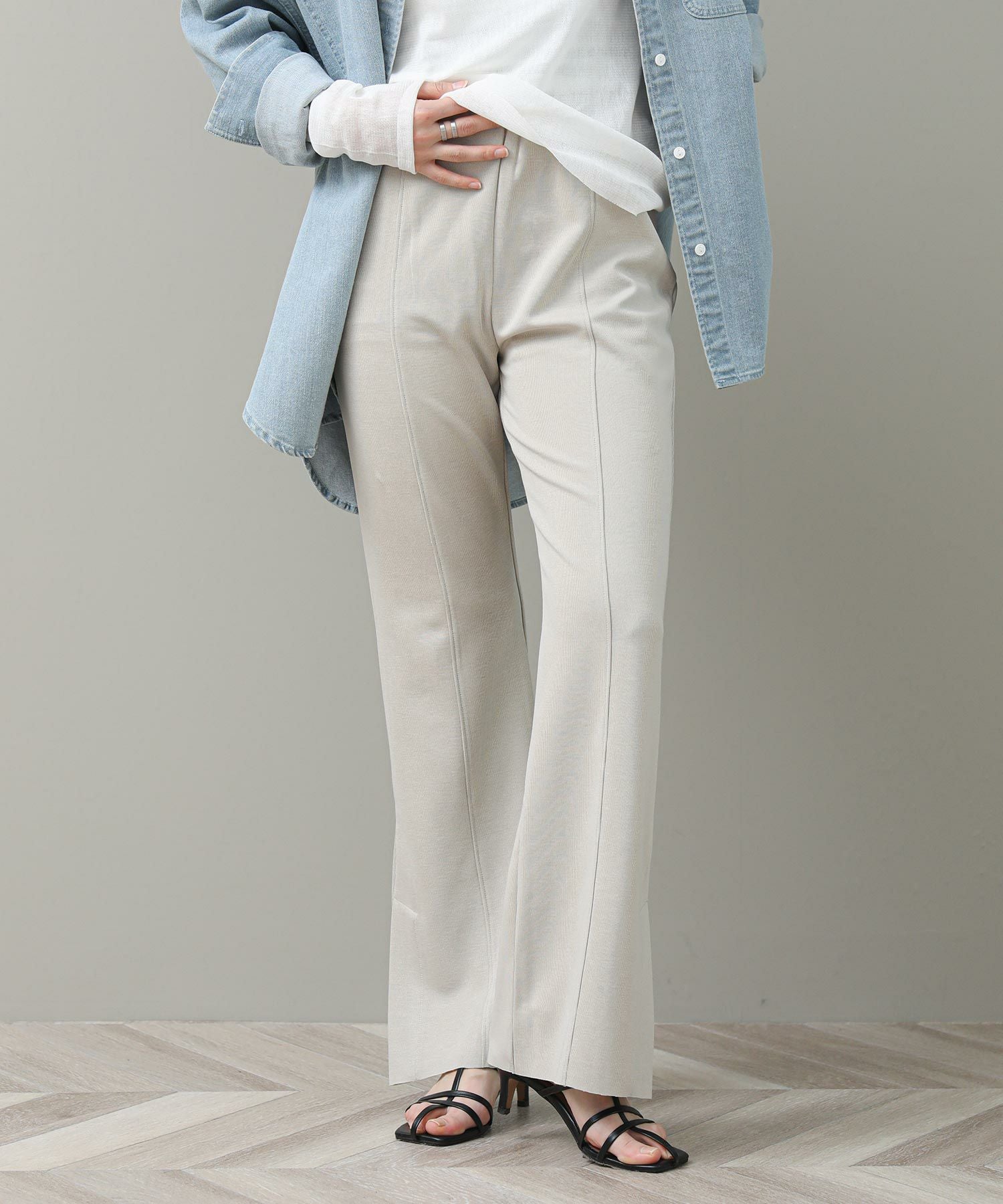 sulvam スティッチスリムフレアパンツ sulvam（サルバム） パンツ 「sulvam/サルバム」CLASSIC PANTS メンズ