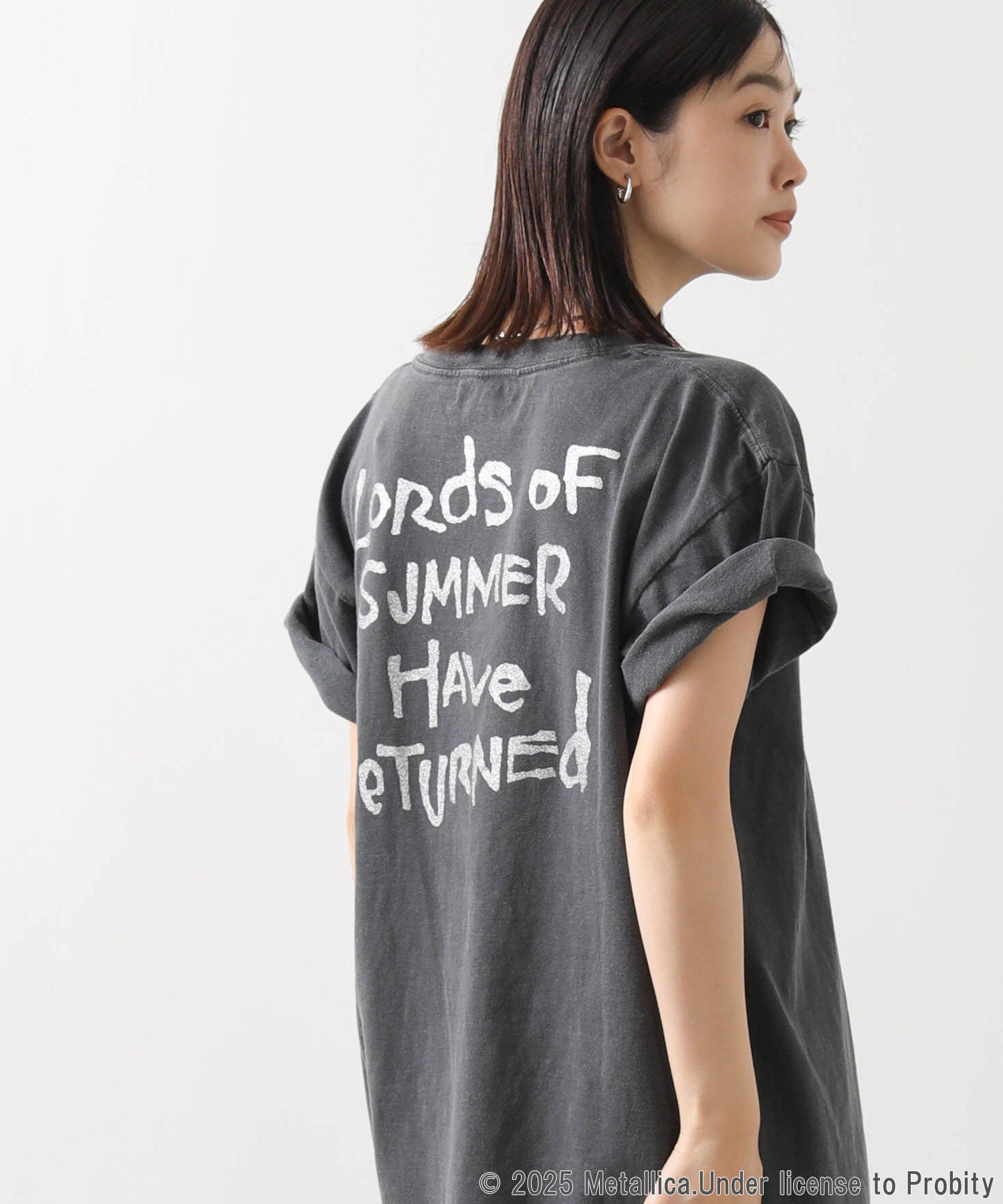 Gready BrilliantMETALLICAラメTシャツ | SEKIMIKI Online