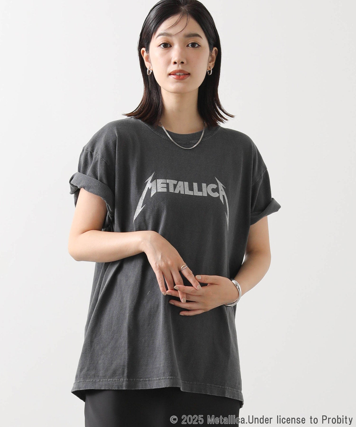 Gready BrilliantMETALLICAラメTシャツ | SEKIMIKI Online