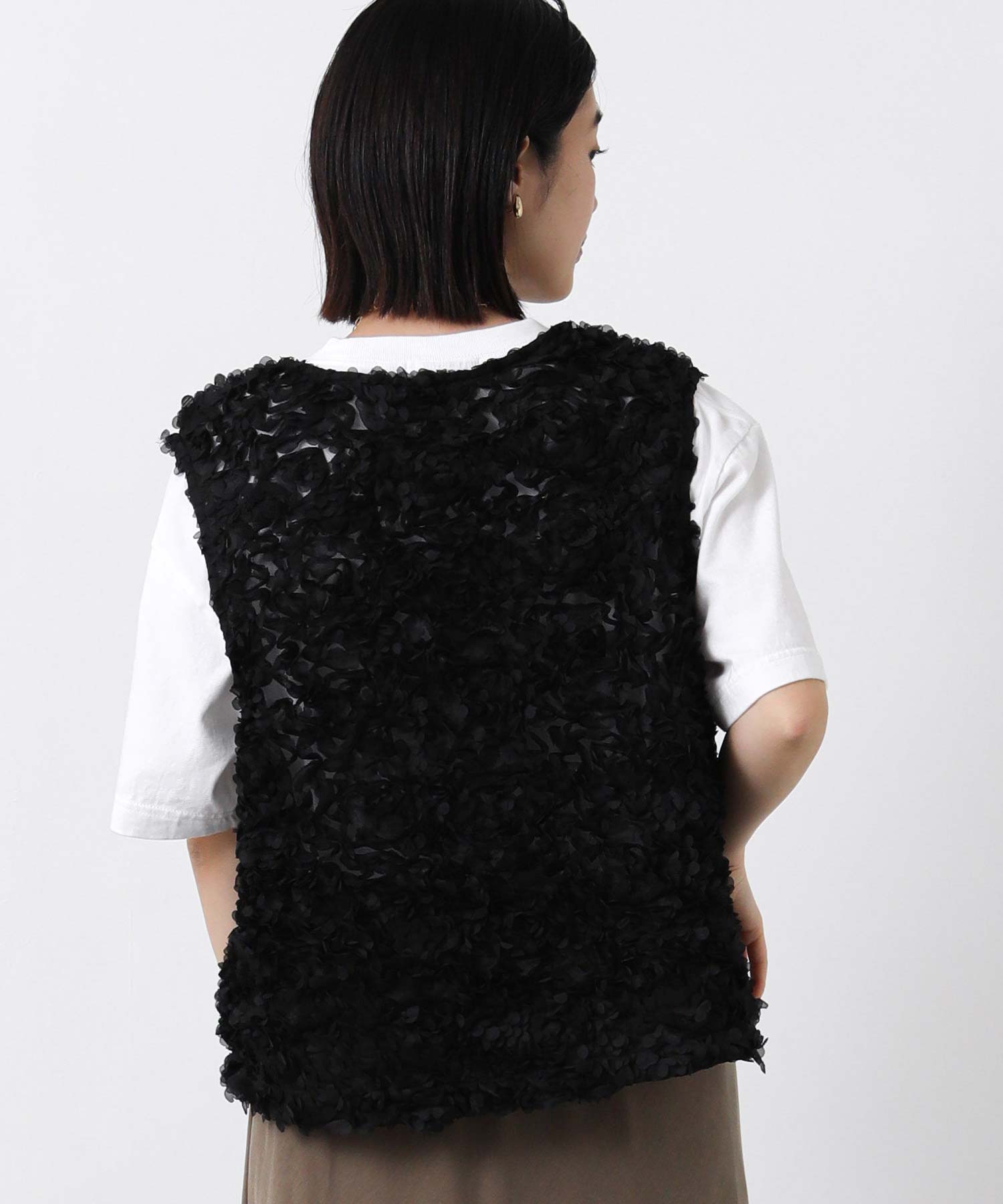 【styling】チュールベスト　新品未使用 チュールベスト: トップス｜ハニーズ公式通販