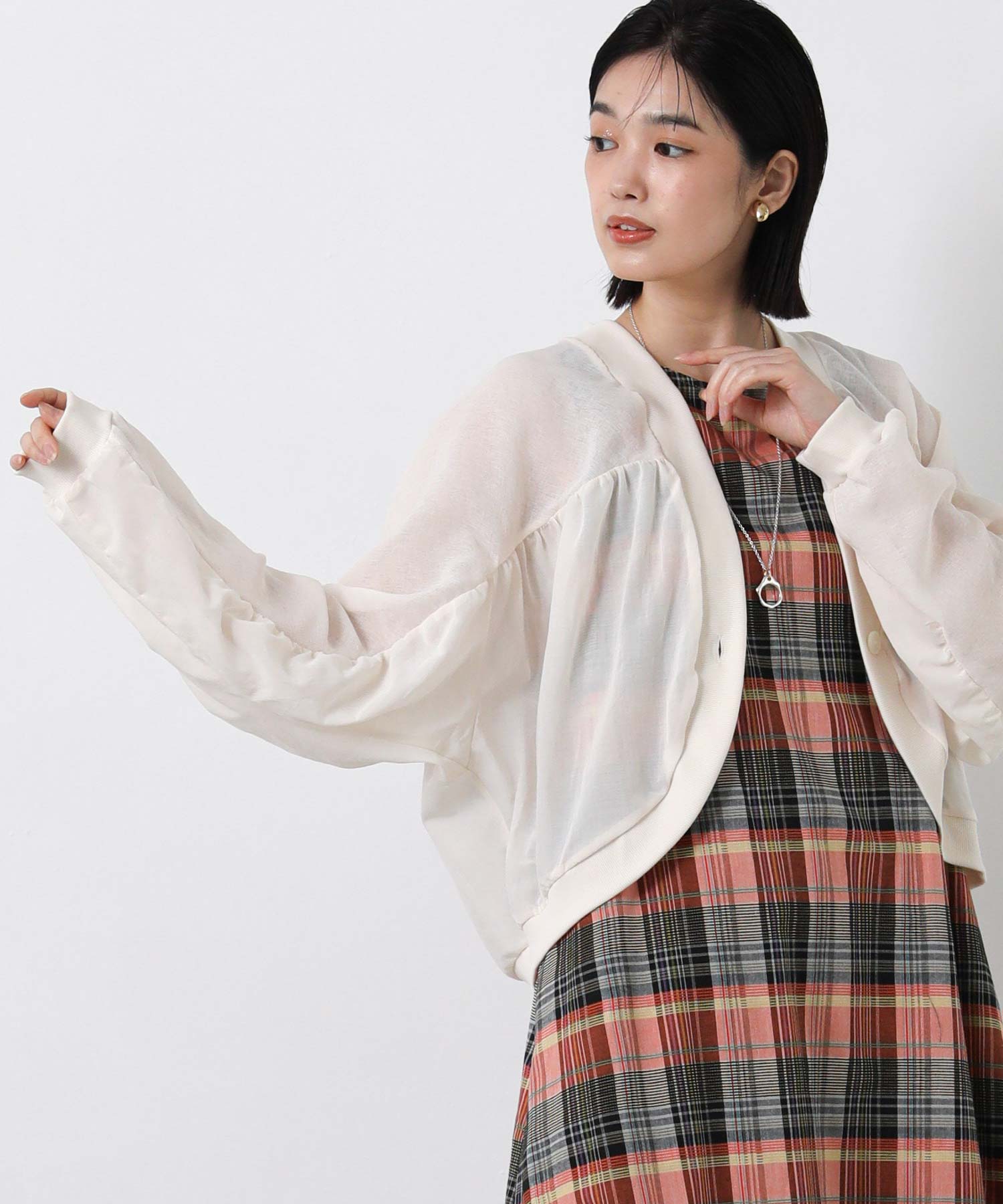ガーゼ×シフォンボレロ