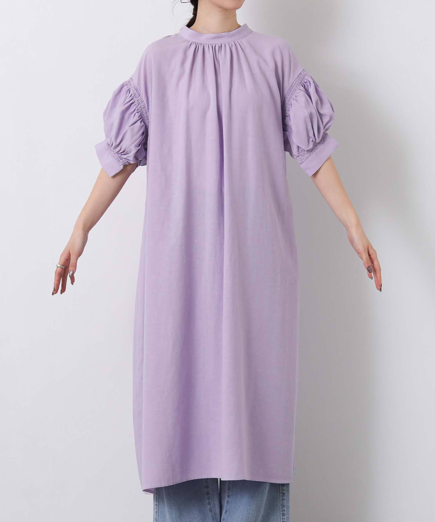 Theory ワンピース　２５ＡＷ somari imaginationピンタックリネン混ワンピース』