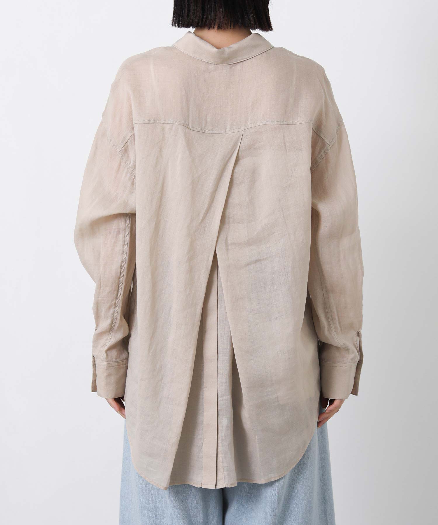 Gready Brilliant １６０ラミーシャツチュニック Gready Brilliantラミー後スリットシャツ | SEKIMIKI Online