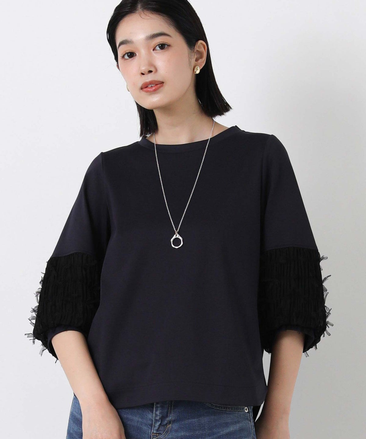 ネイビー×ブラック