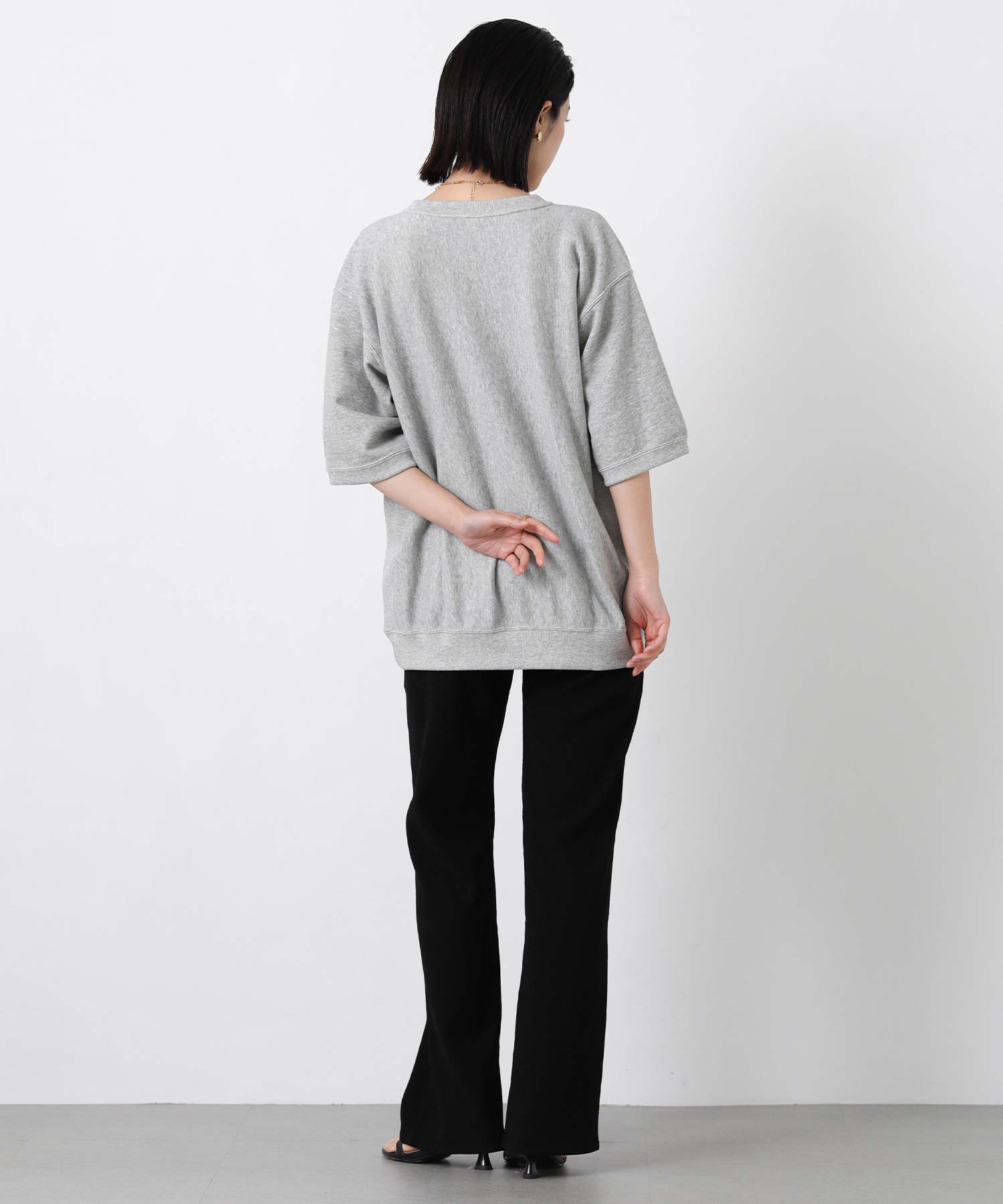 Gready Brilliantシワ加工カットフレアパンツ | SEKIMIKI Online
