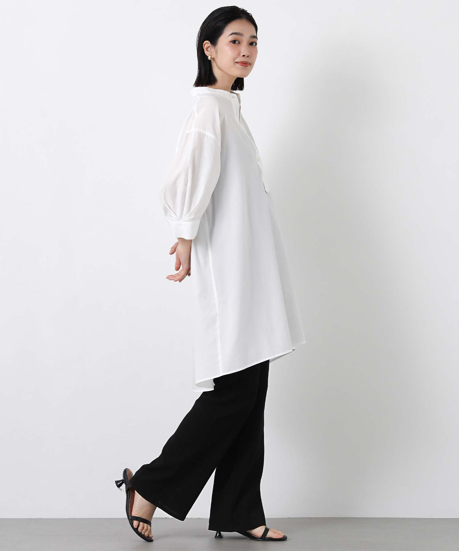 Gready Brilliantシワ加工カットフレアパンツ | SEKIMIKI Online