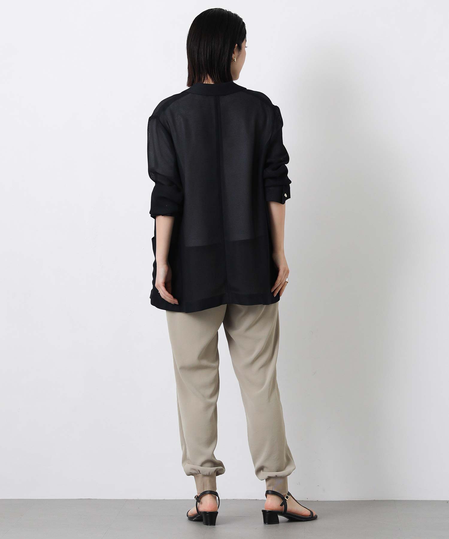 Gready Brilliant ノーカラー パール ジャケット Gready Brilliantカルゼノーカラージャケット | SEKIMIKI Online